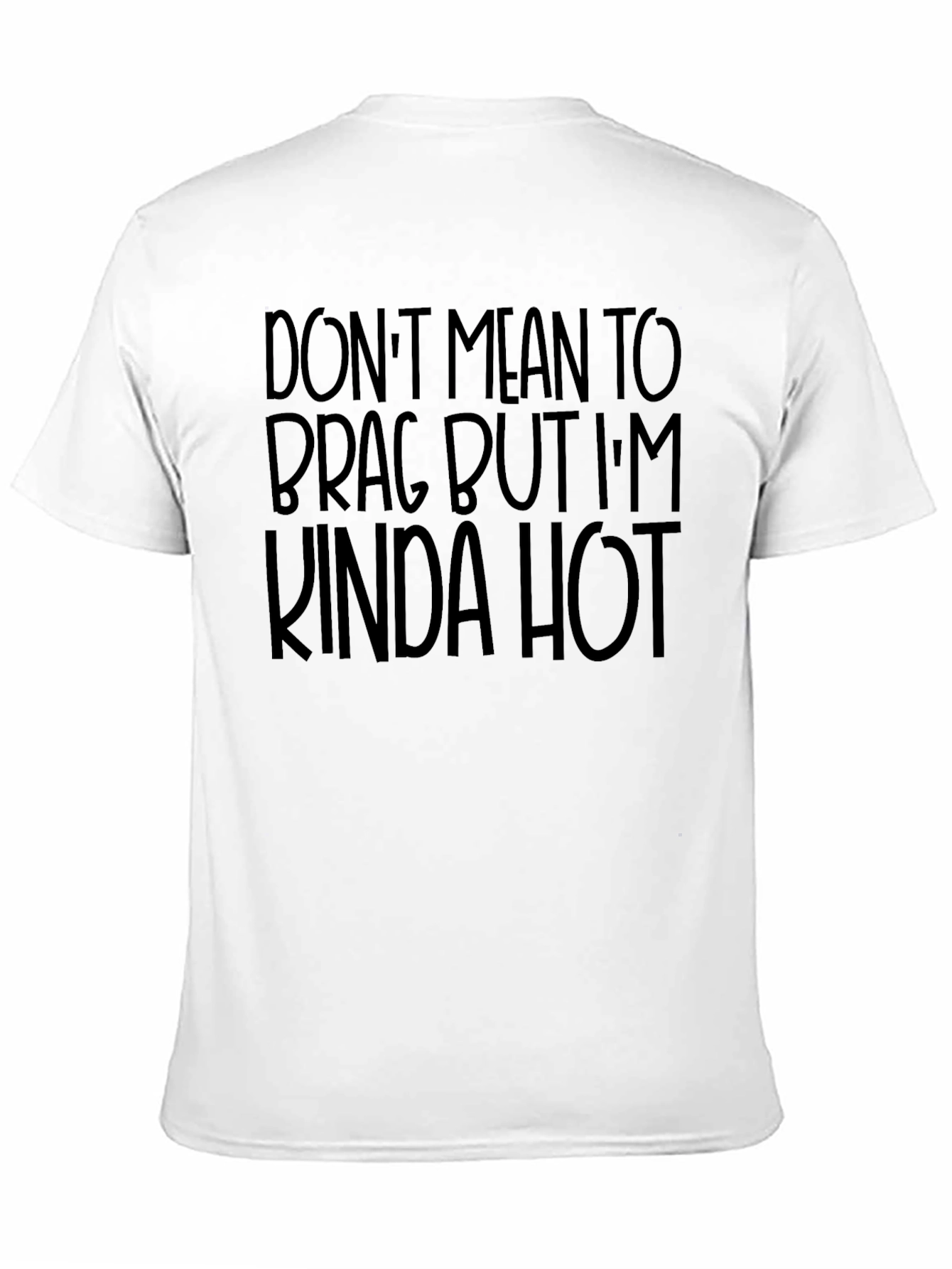 Funny Kinda Hot Graphic Tee - Black