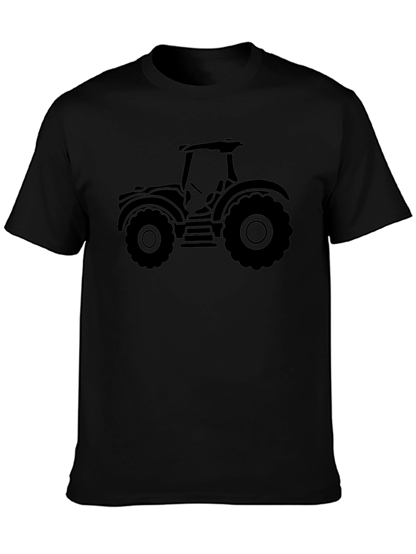 Black Tractor Graphic Tee
