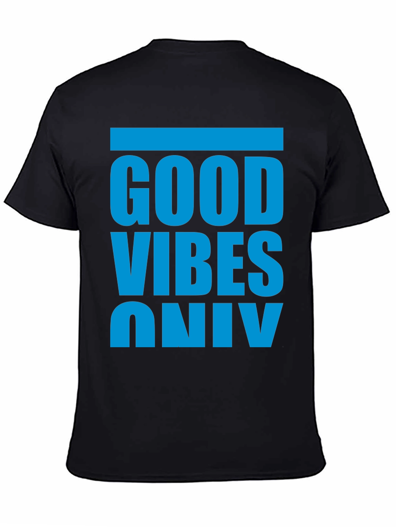 Good Vibes Only T-Shirt - Casual Graphic Tee