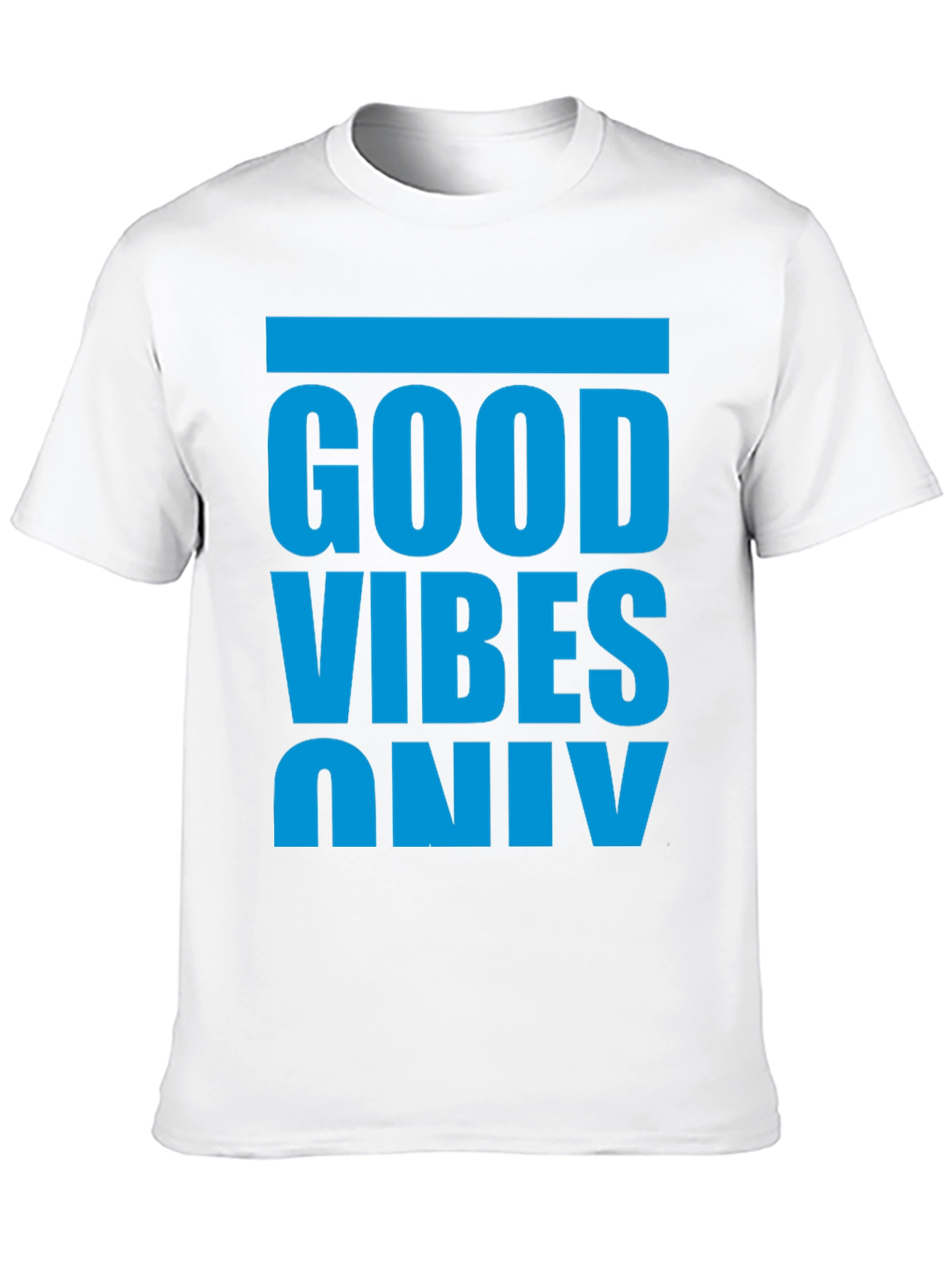 Good Vibes Only T-Shirt - Casual Graphic Tee