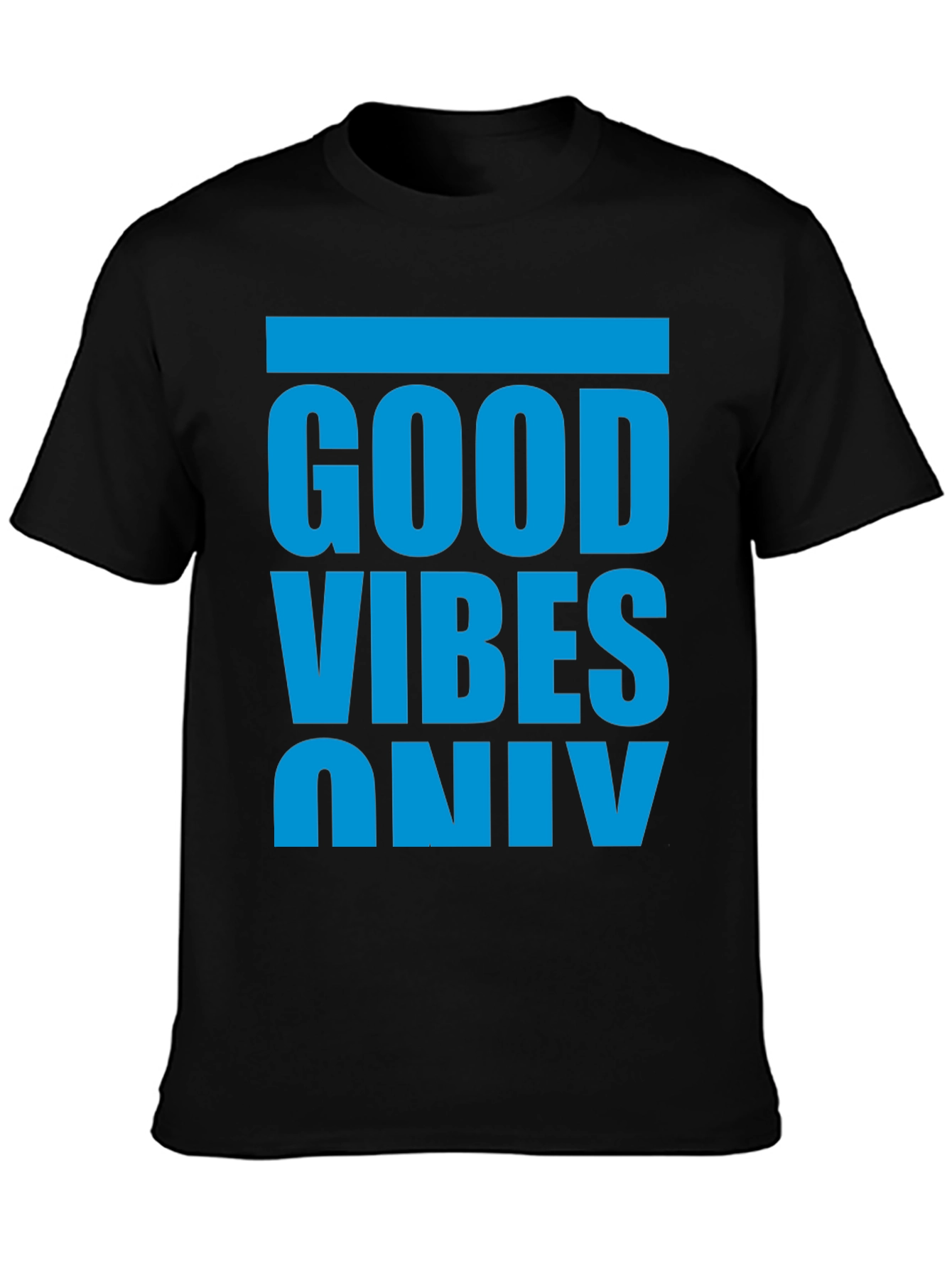 Good Vibes Only T-Shirt - Casual Graphic Tee
