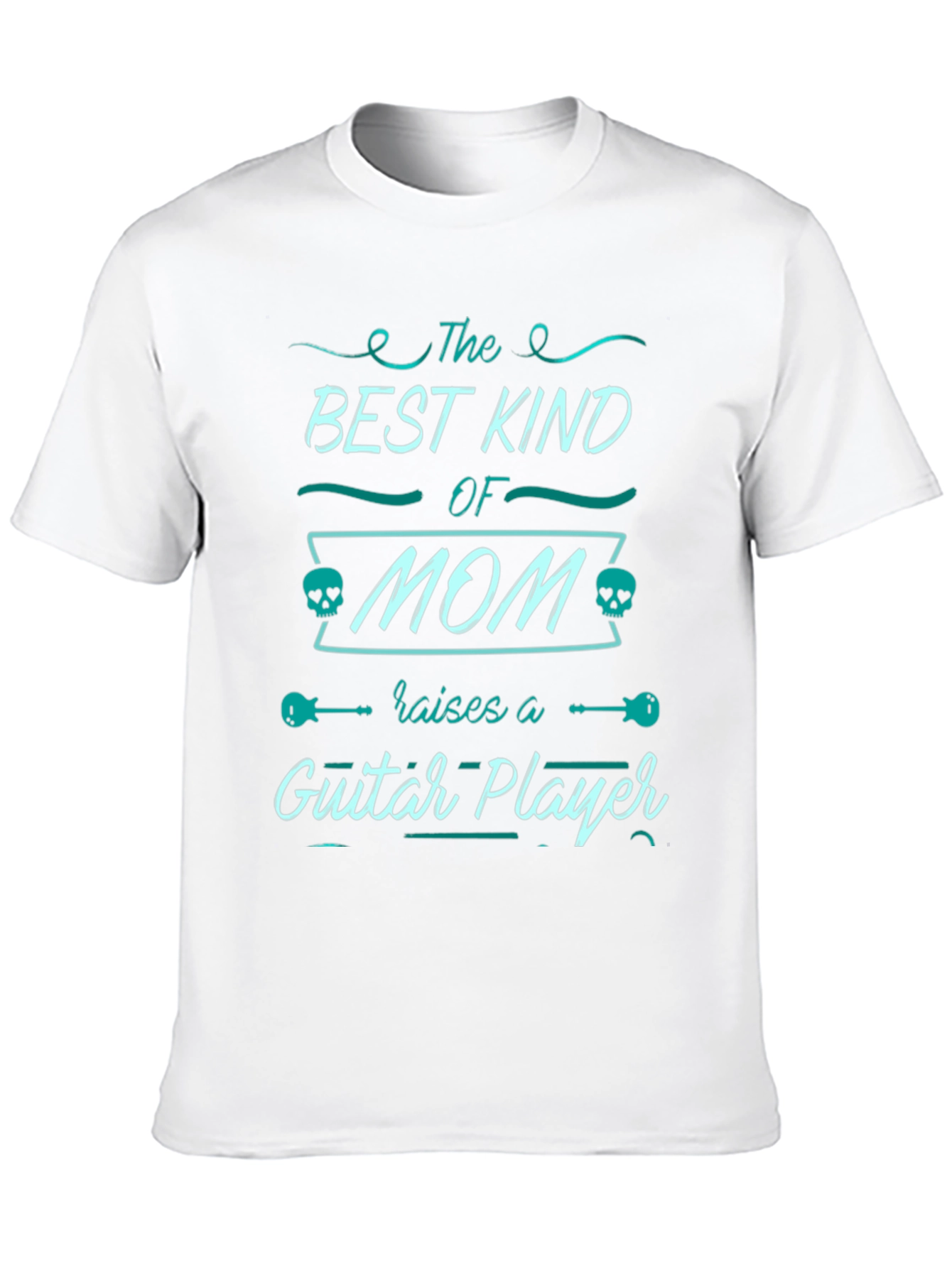 Best Mom Guitar Player Black T-Shirt