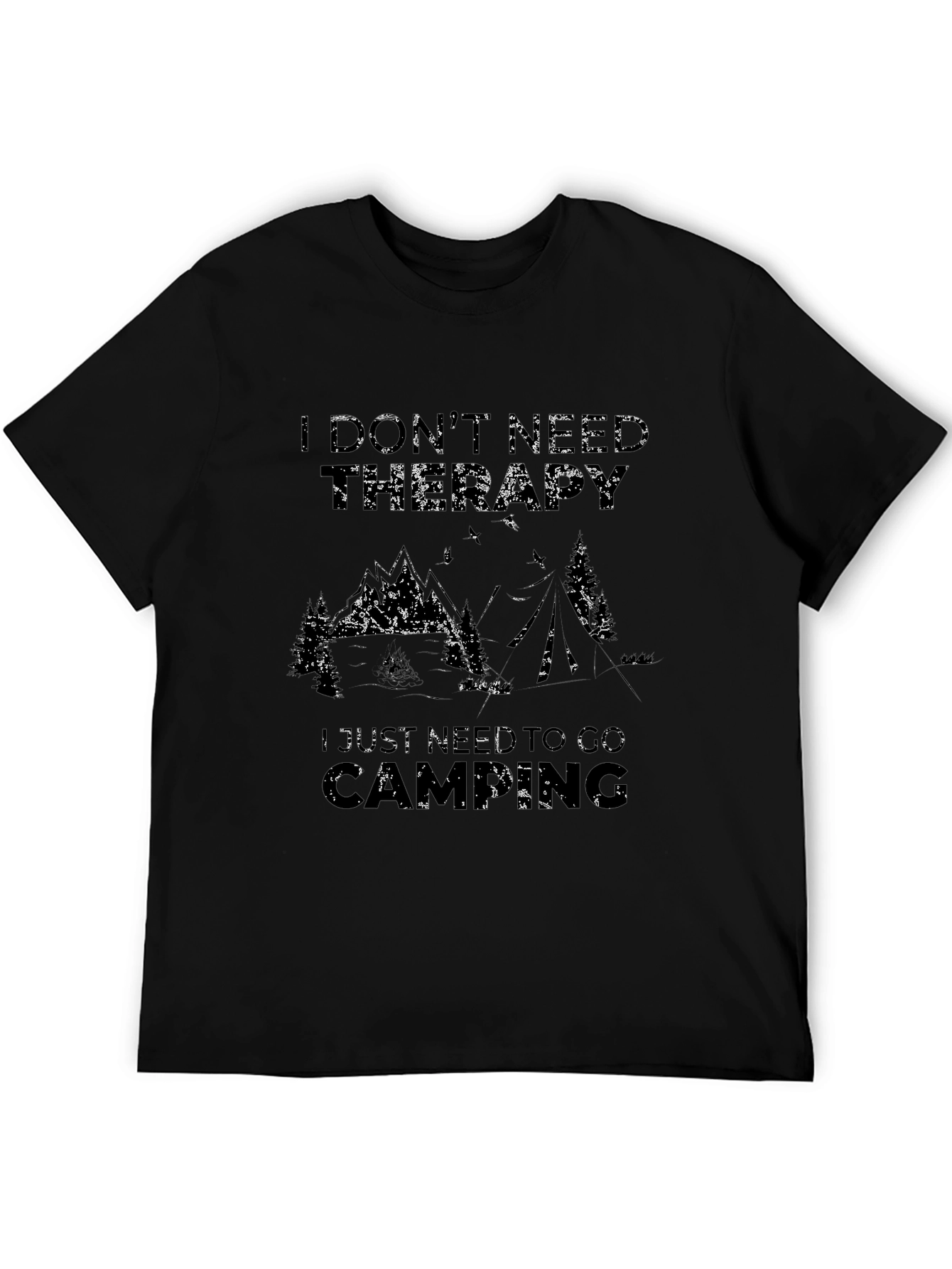 Camping Therapy Graphic Tee