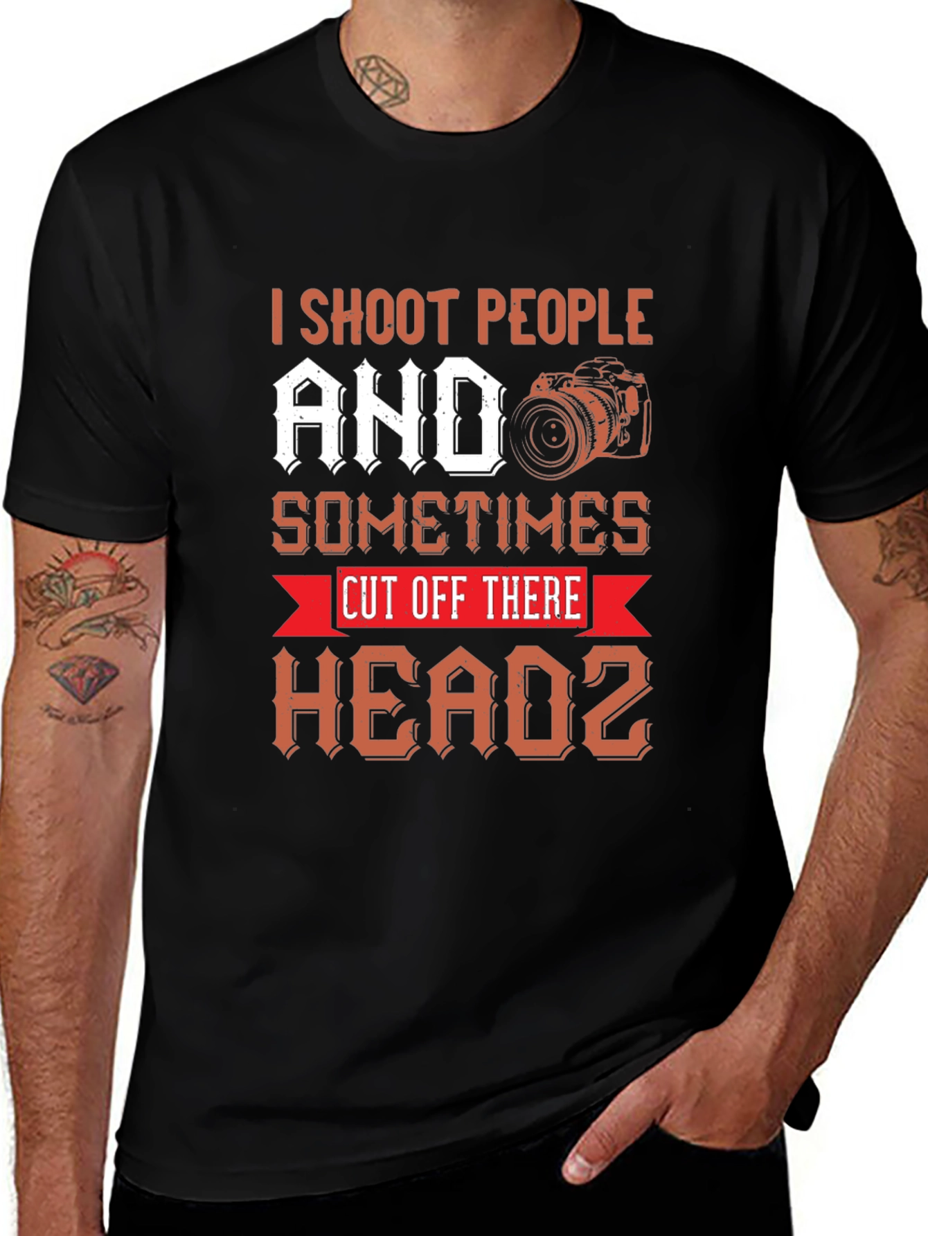 I Shoot People Funny Photographer T-Shirt