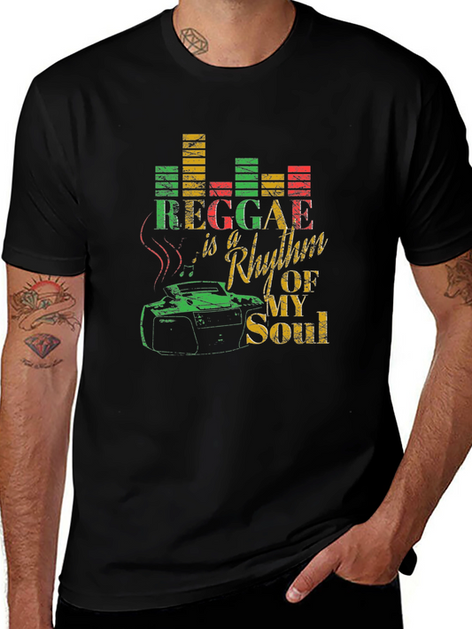 Reggae Rhythm T-Shirt: Music Lovers Tee