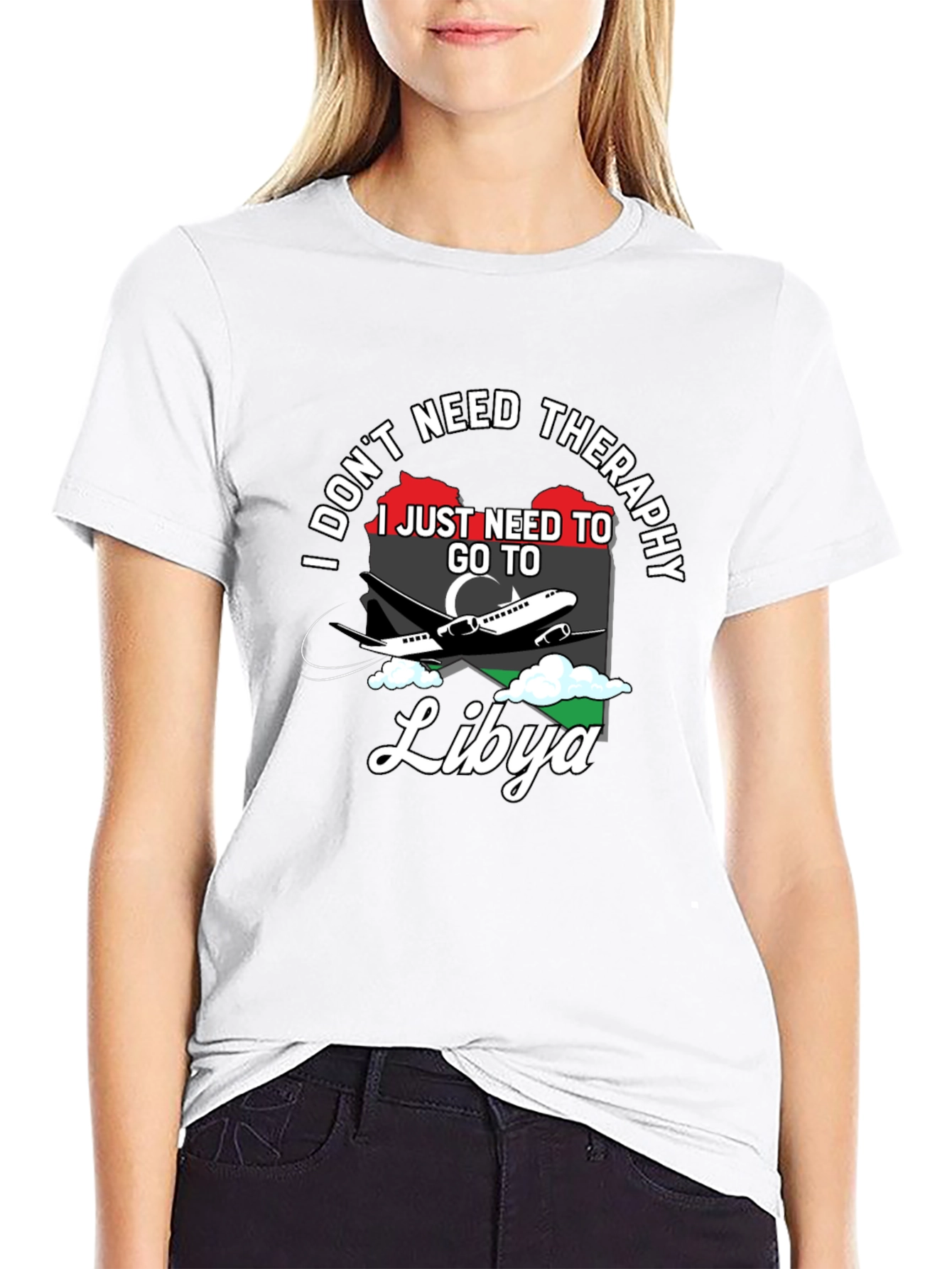 Libya Travel T-Shirt: I Dont Need Therapy