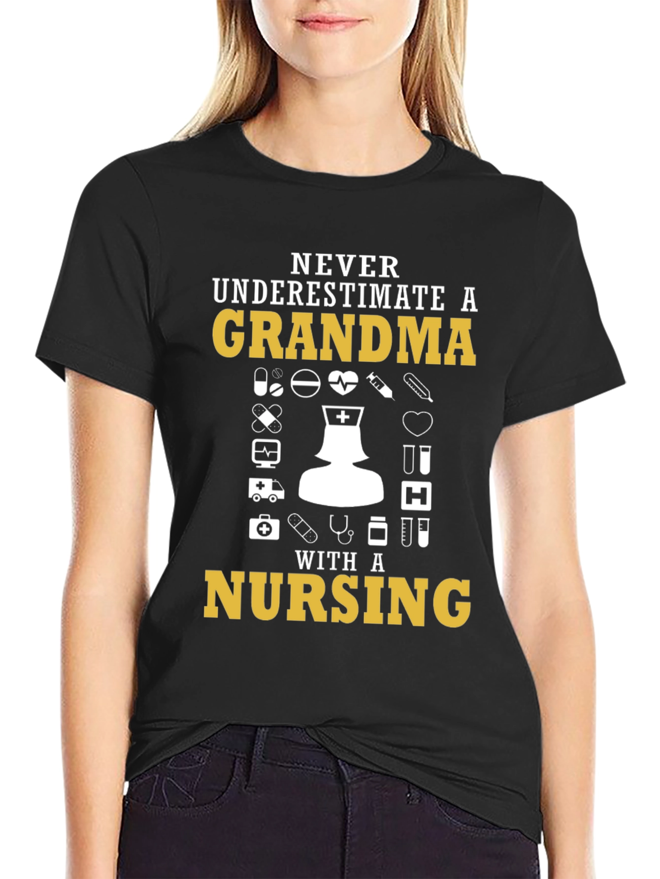 Grandma Nursing T-Shirt - Gift For Nurse