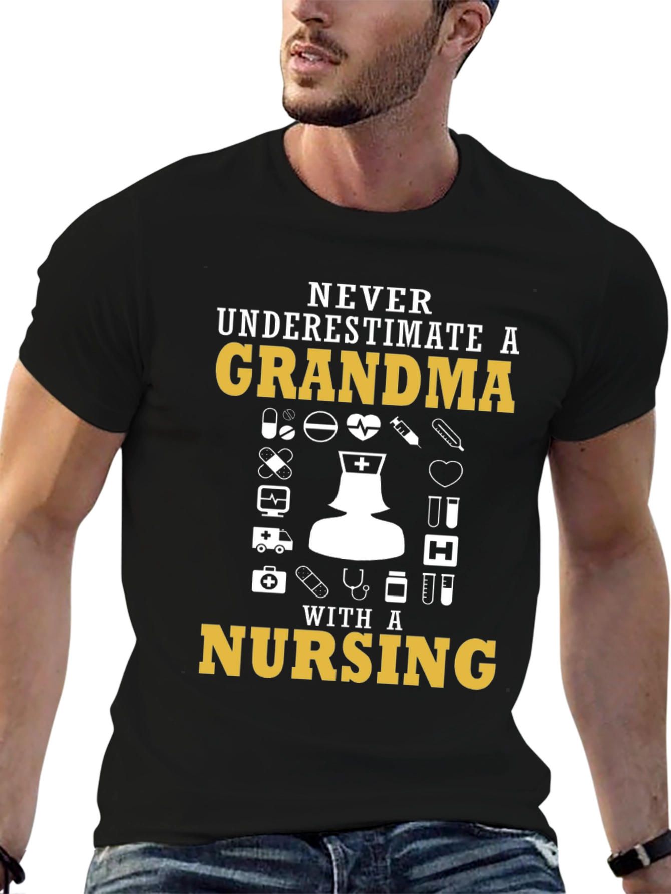 Grandma Nursing T-Shirt - Gift For Nurse