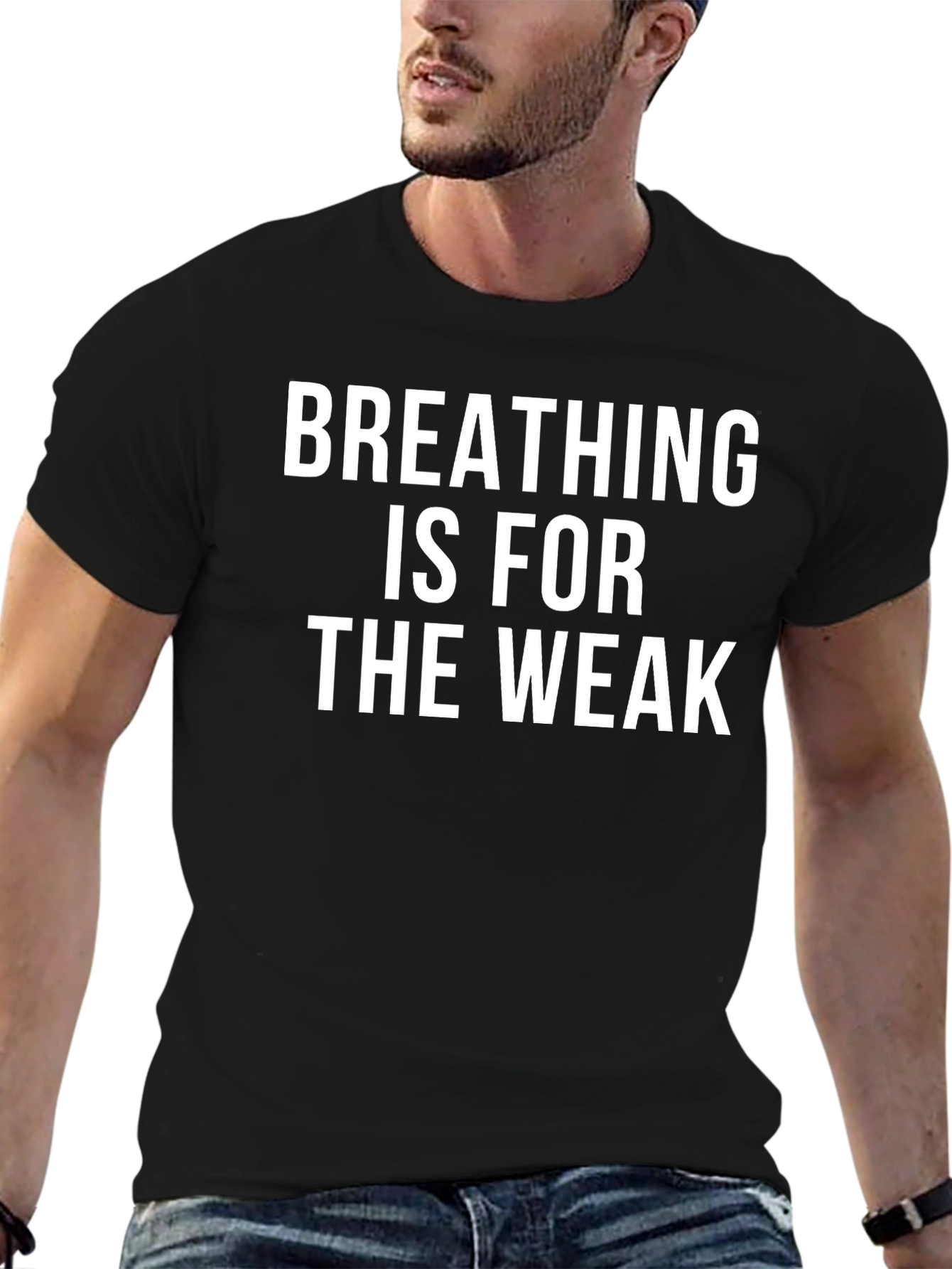 Breathing is for the Weak Graphic Tee