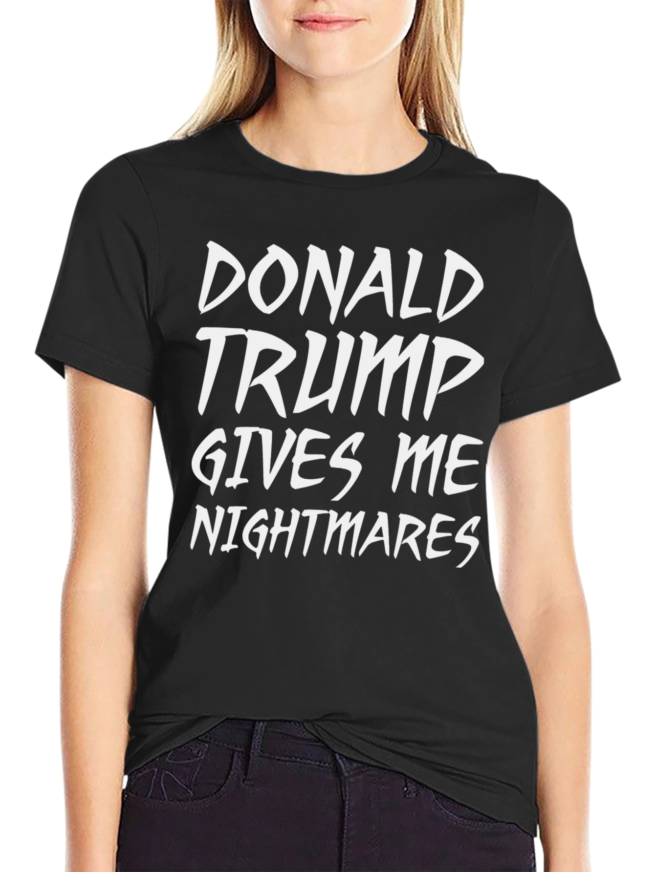 Donald Trump Nightmares Black T-Shirt