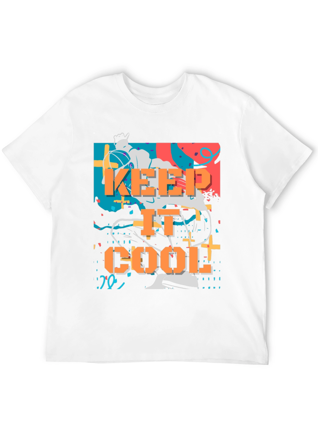 Keep It Cool Graphic Tee - Stylish Black T-Shirt