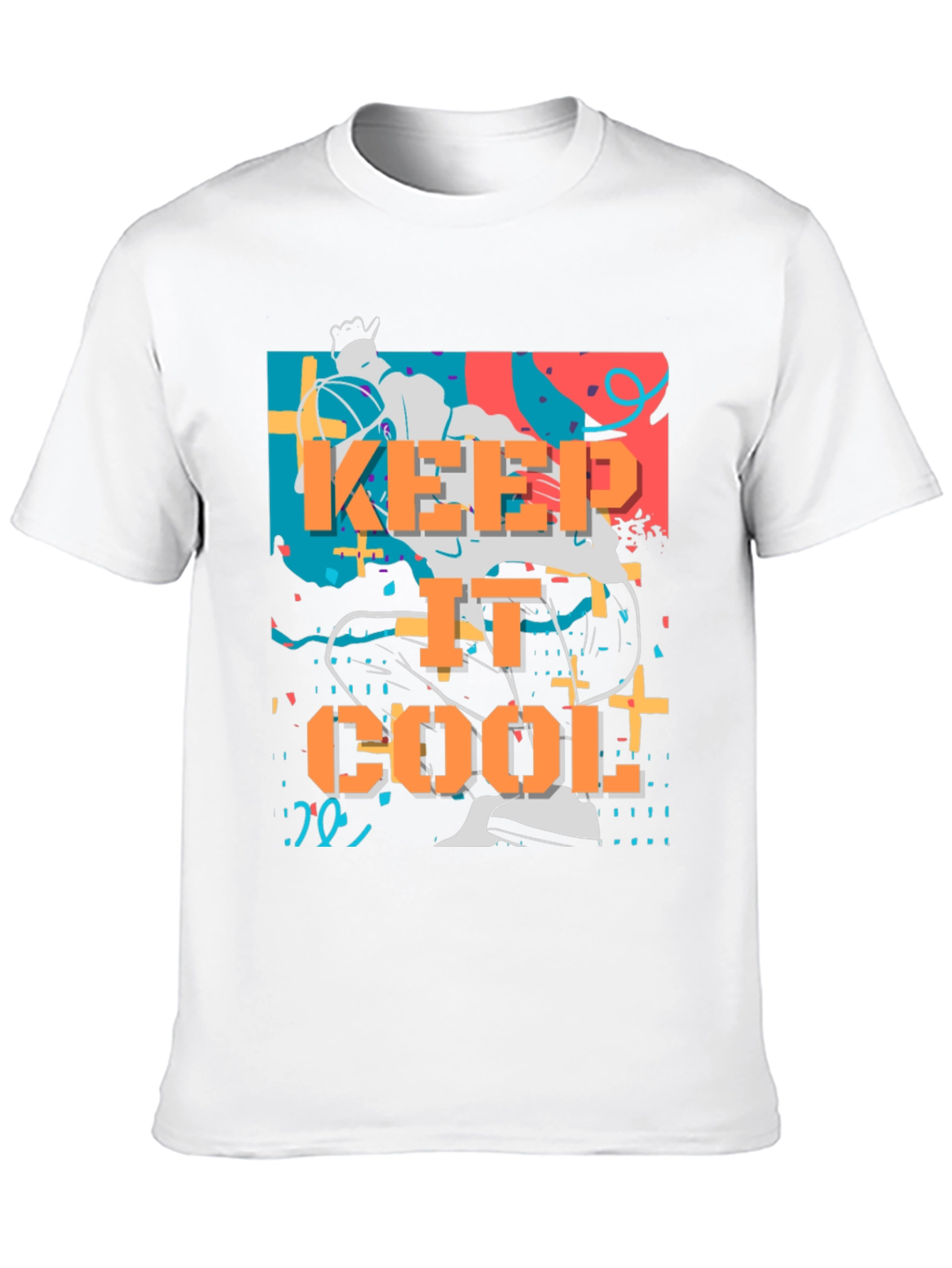 Keep It Cool Graphic Tee - Stylish Black T-Shirt