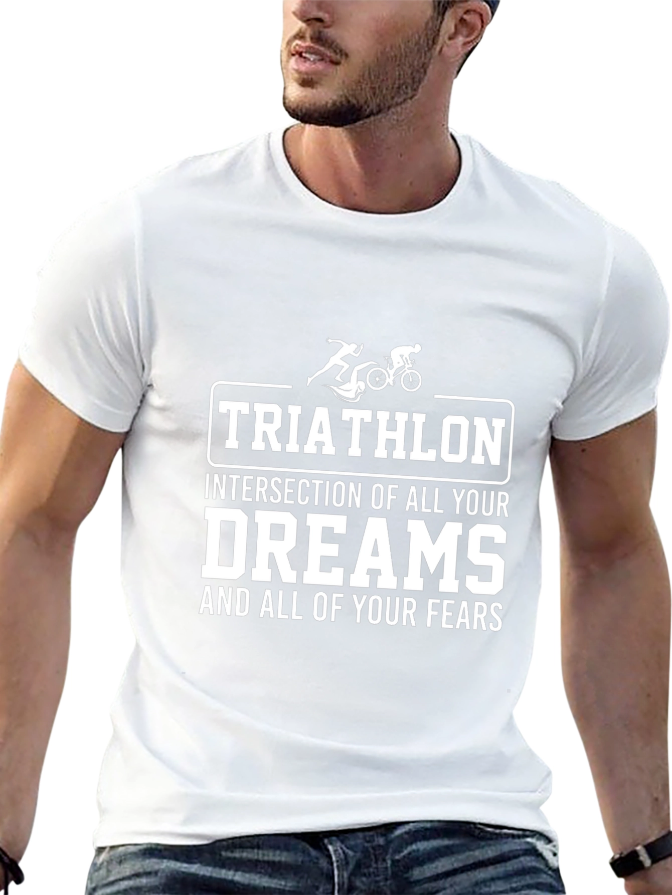 Triathlon Dreams & Fears Graphic Tee