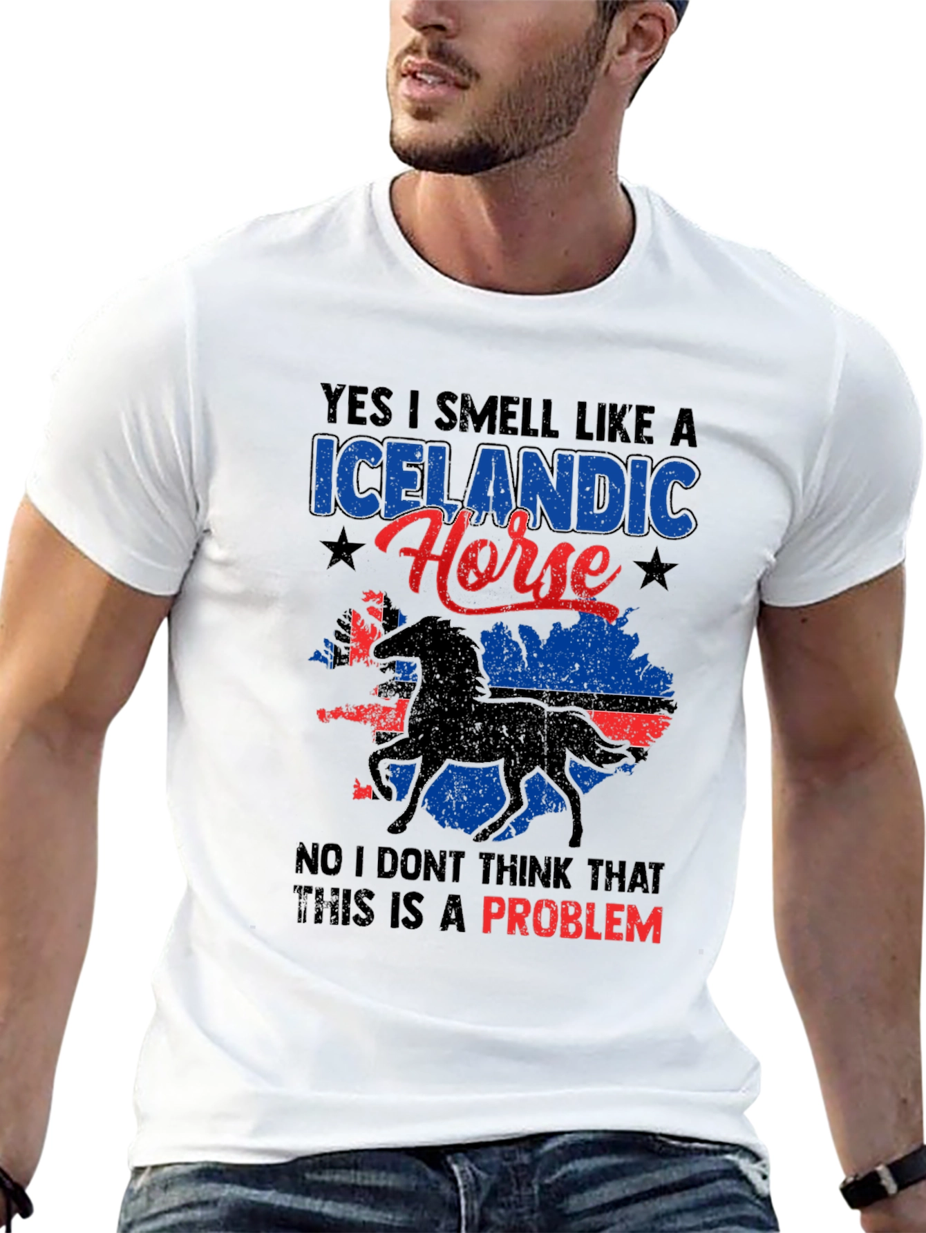 Icelandic Horse T-Shirt - Novelty Graphic Tee
