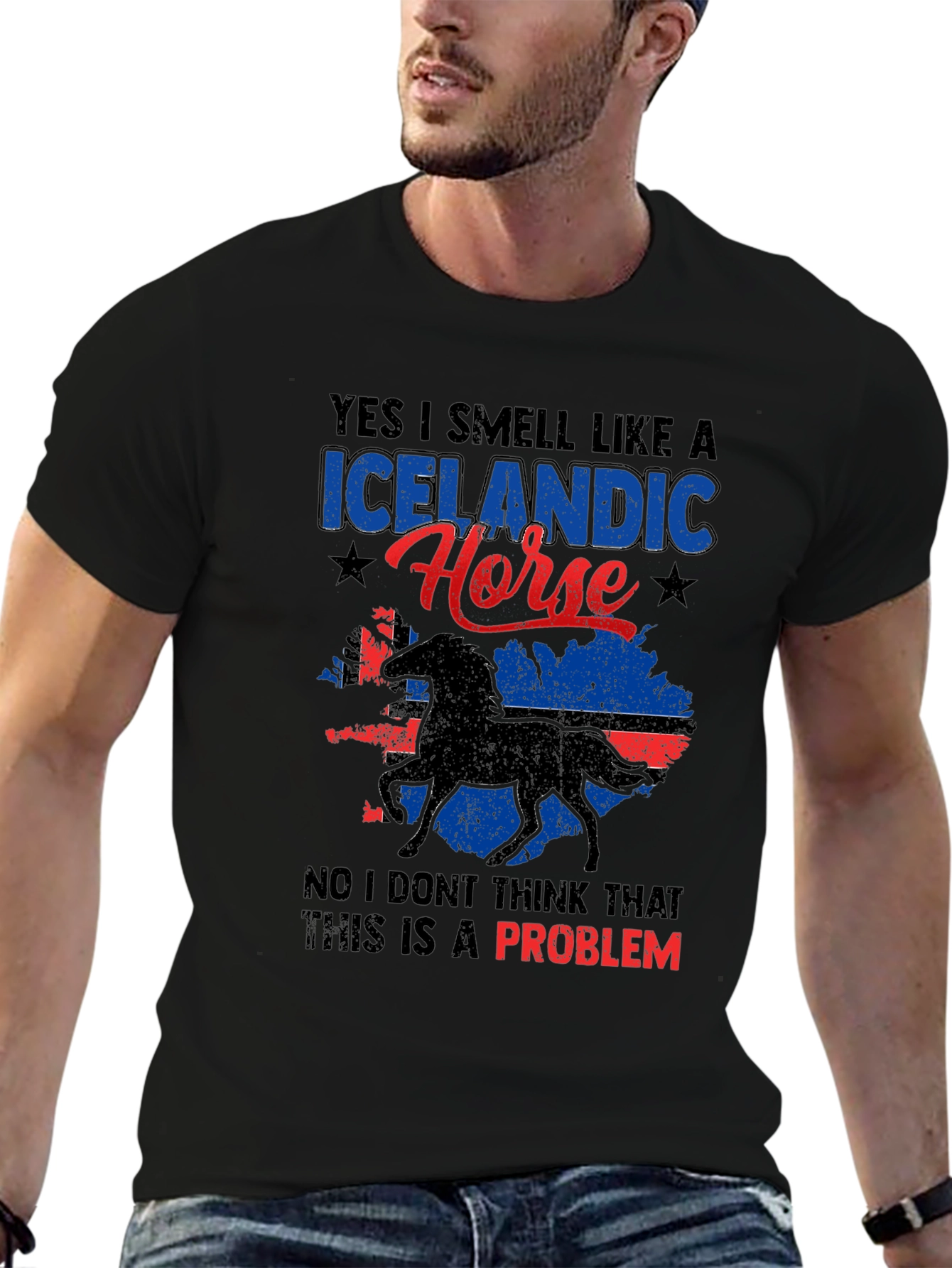 Icelandic Horse T-Shirt - Novelty Graphic Tee