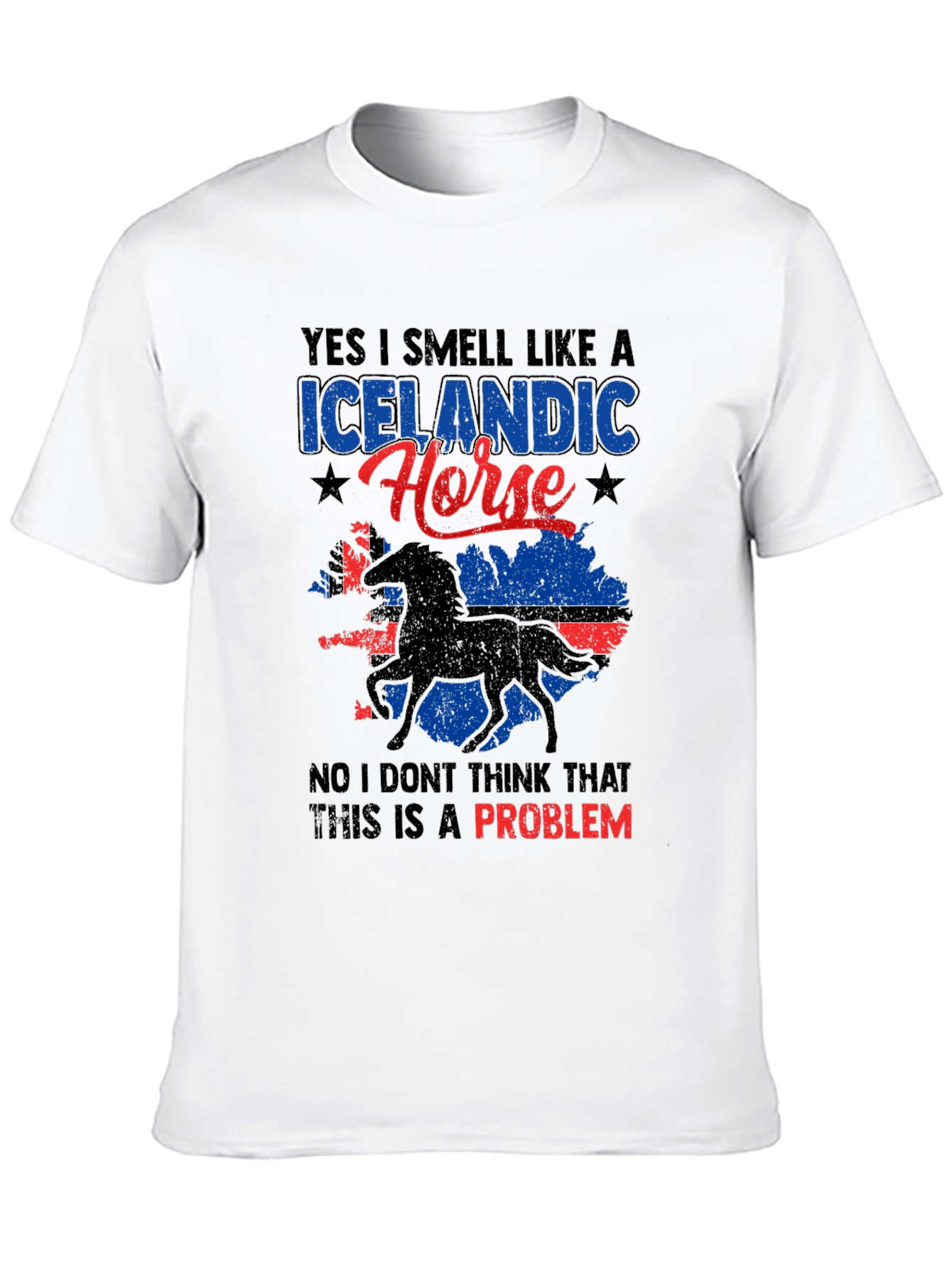 Icelandic Horse T-Shirt - Novelty Graphic Tee