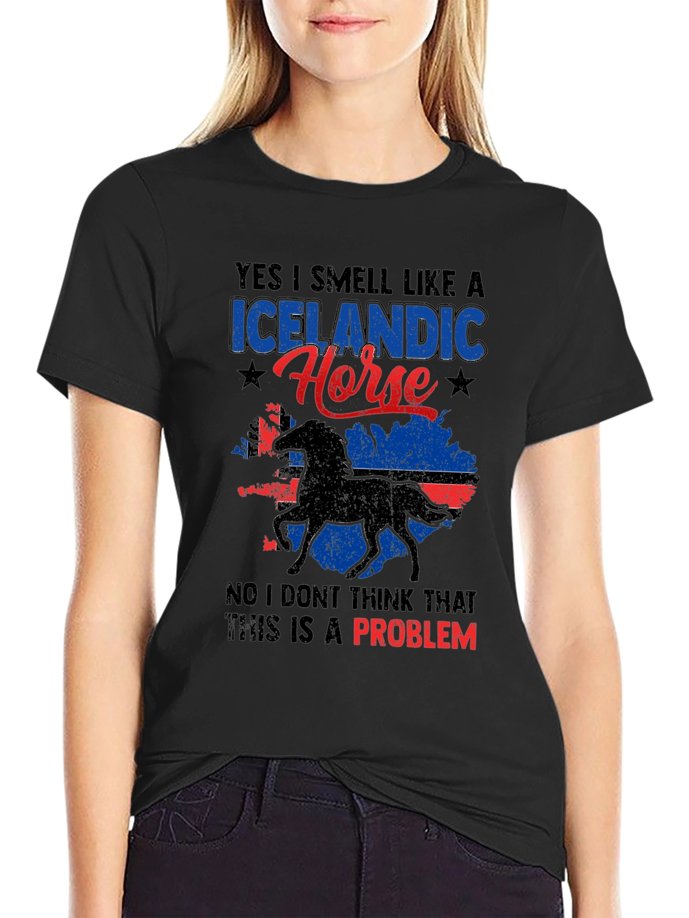 Icelandic Horse T-Shirt - Novelty Graphic Tee