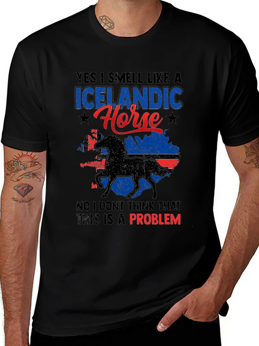 Icelandic Horse T-Shirt - Novelty Graphic Tee