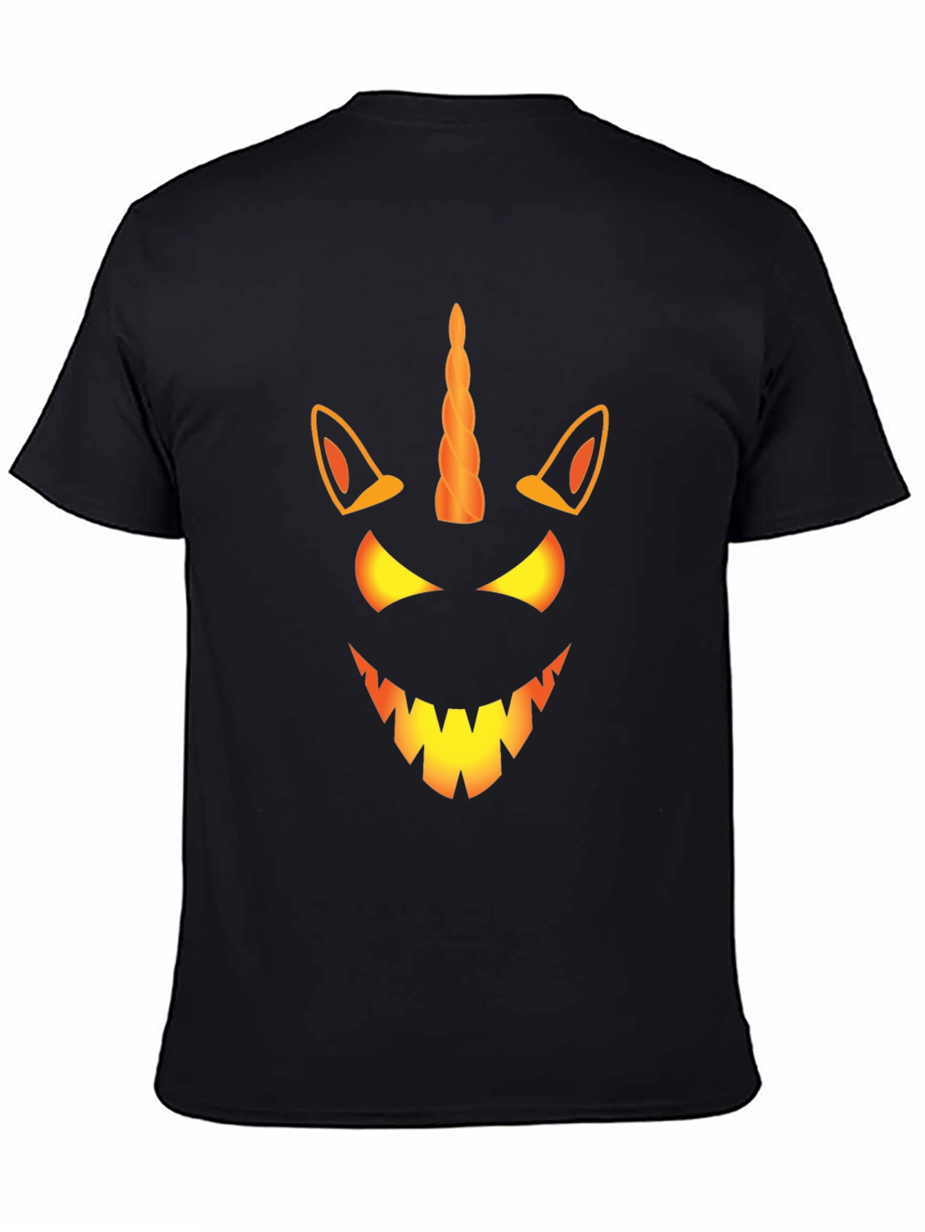 Unicorn Jack OLantern Halloween T-Shirt