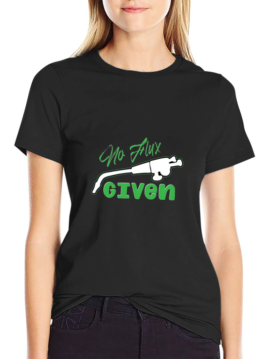 No Flux Given Black T-Shirt