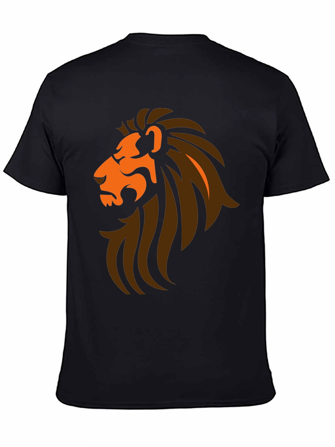 Lion Graphic Black T-Shirt