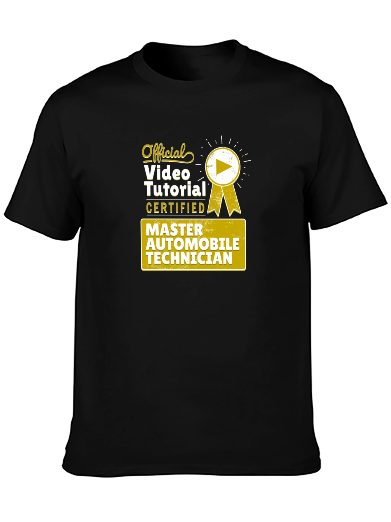 Master Automobile Technician Certified Video Tutorial T-Shirt