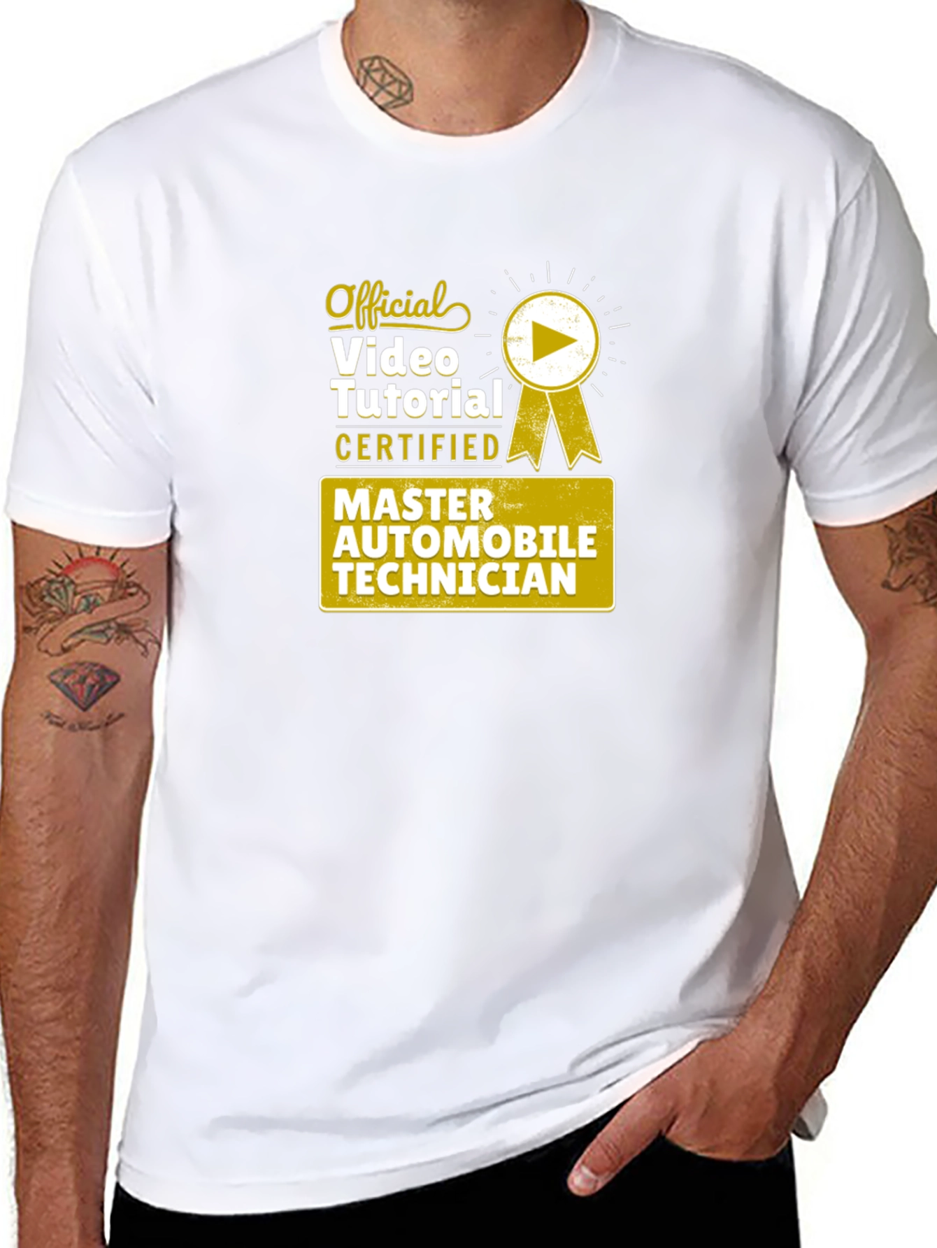 Master Automobile Technician Certified Video Tutorial T-Shirt