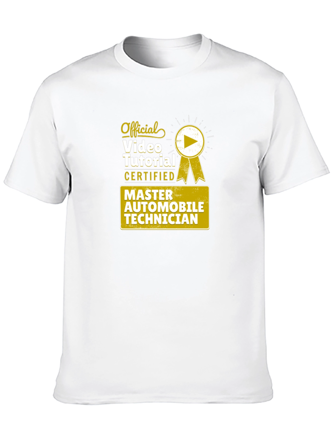 Master Automobile Technician Certified Video Tutorial T-Shirt