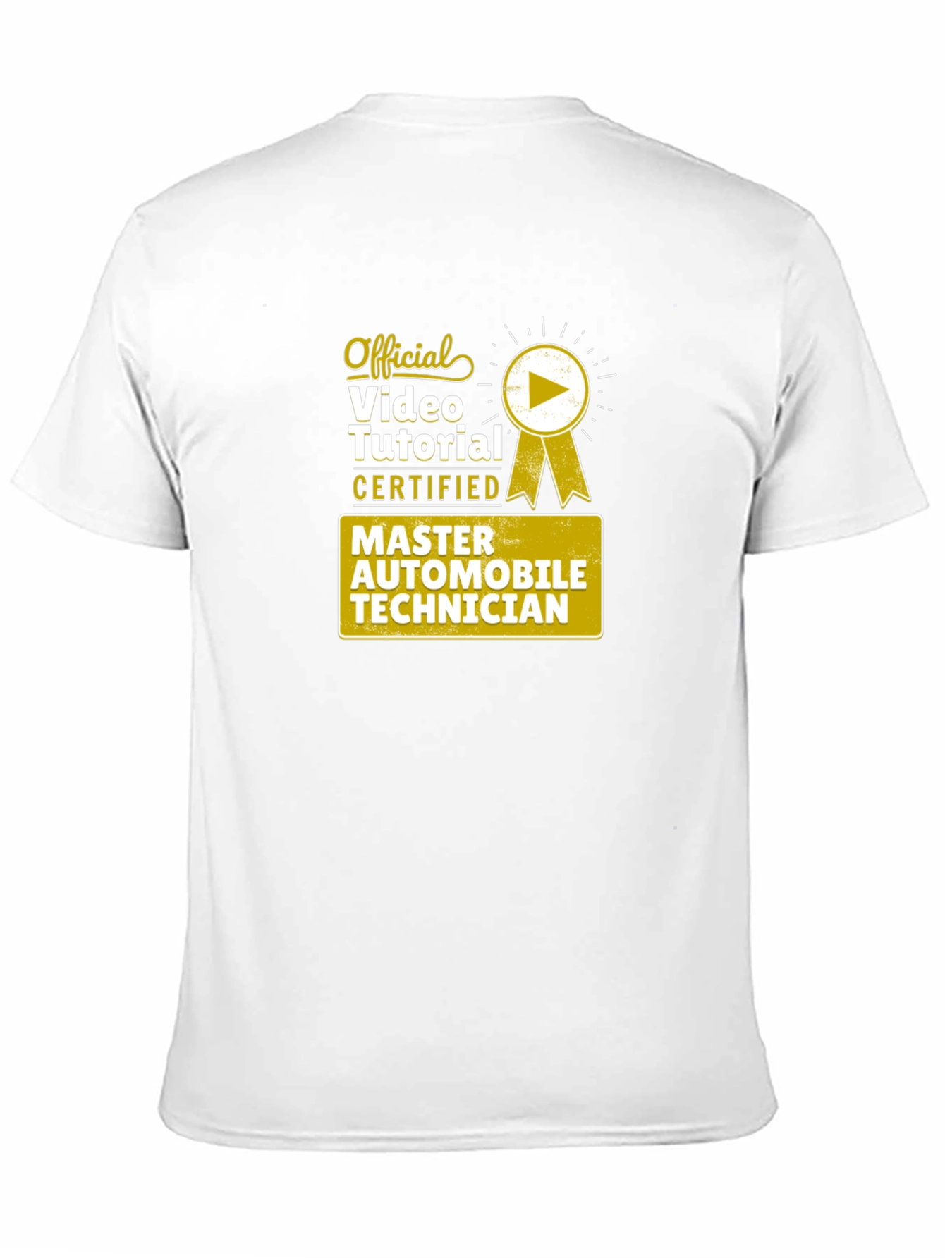 Master Automobile Technician Certified Video Tutorial T-Shirt