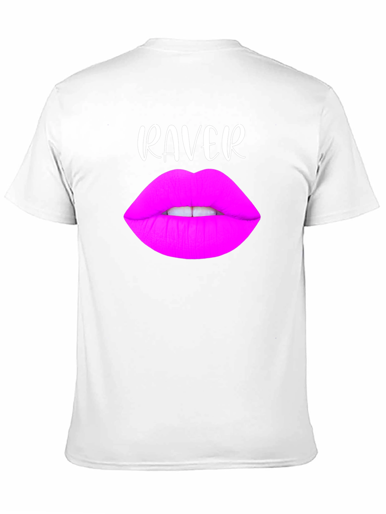 Raver Lips Graphic Tee - Black