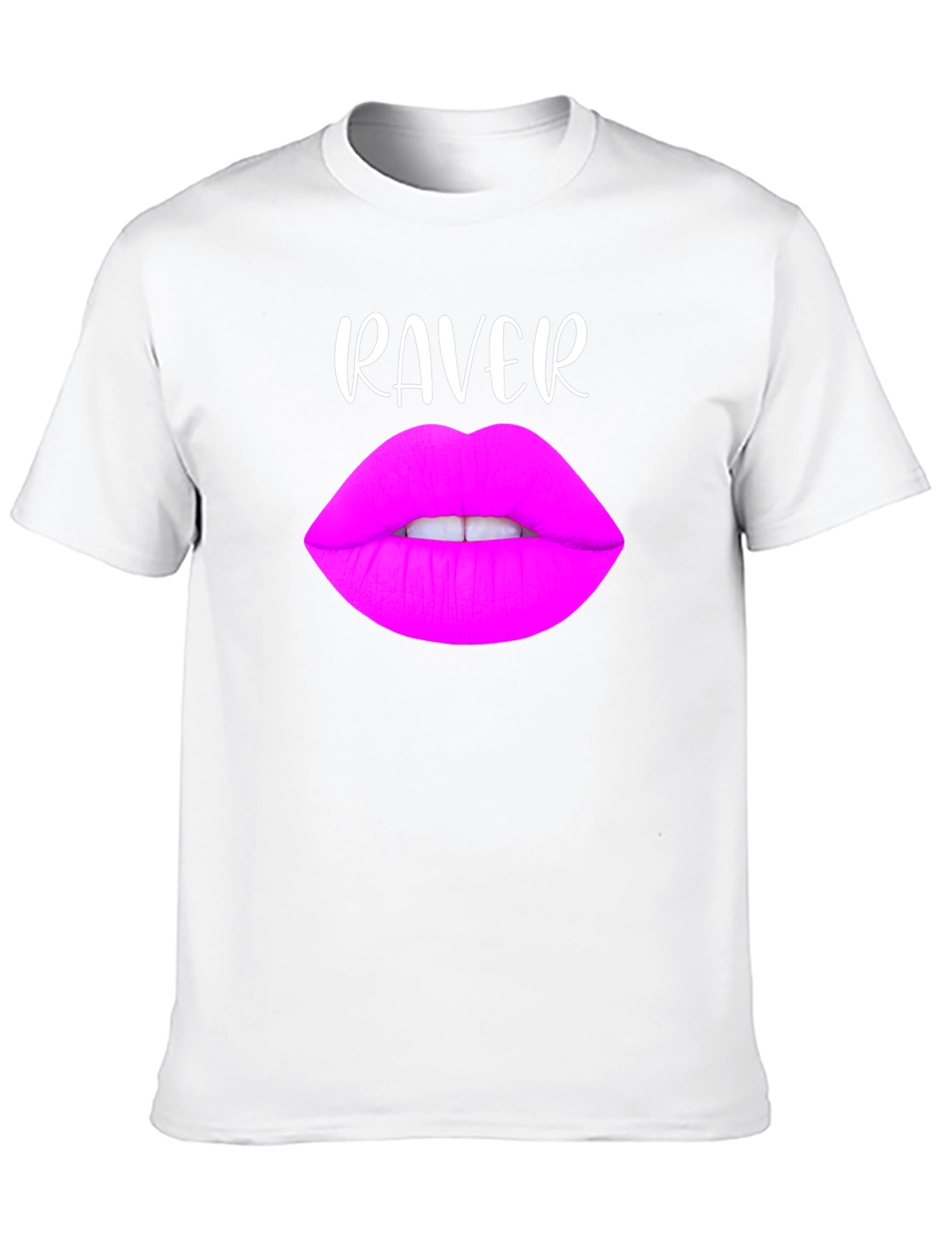 Raver Lips Graphic Tee - Black