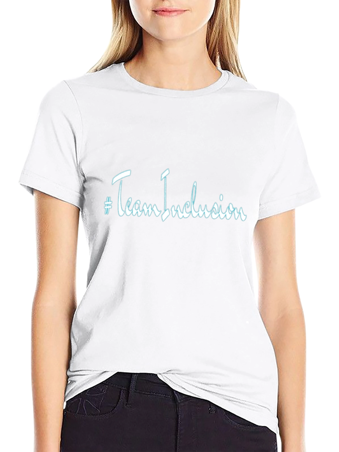 Team Inclusion Black Graphic Tee