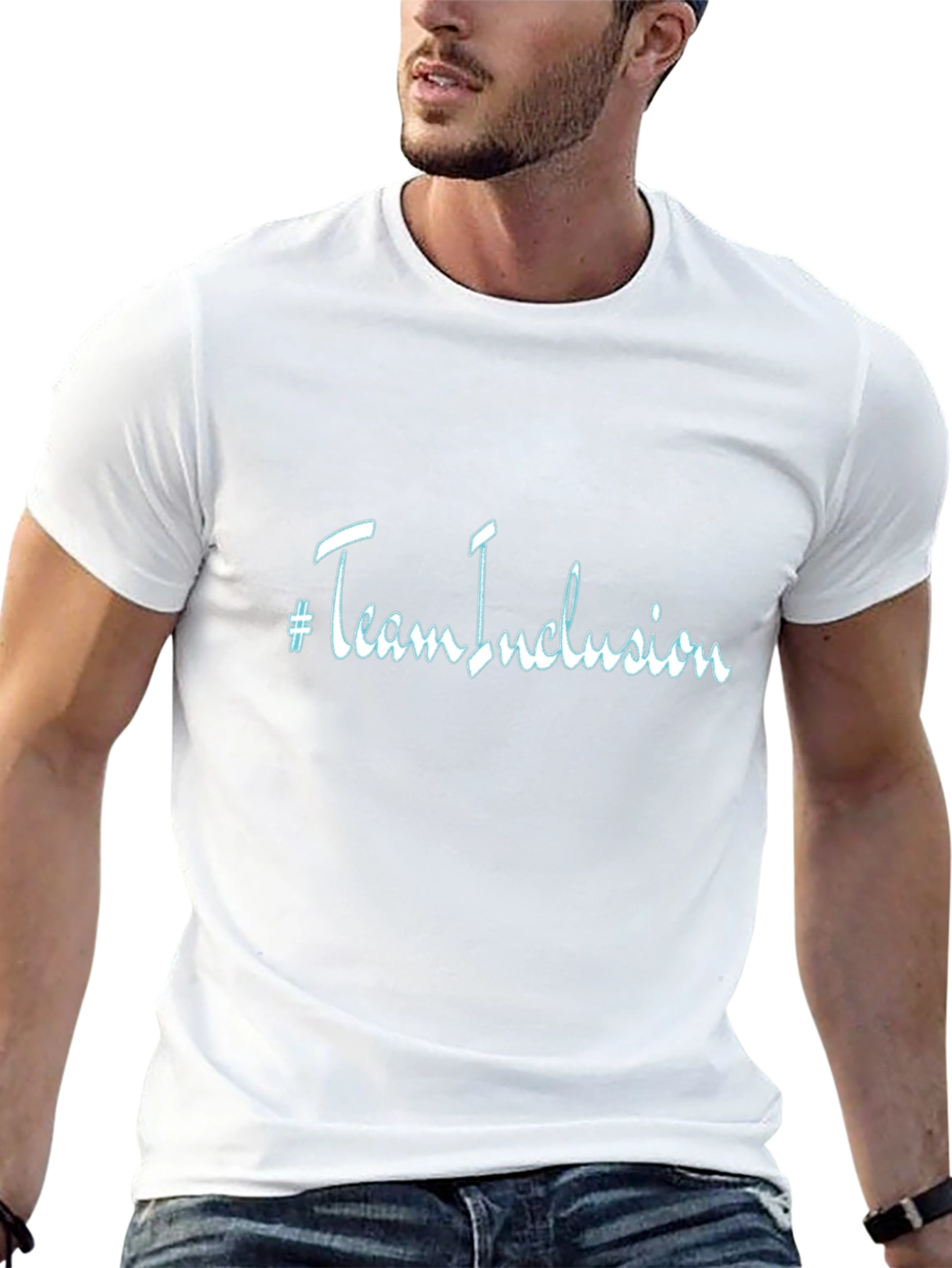 Team Inclusion Black Graphic Tee