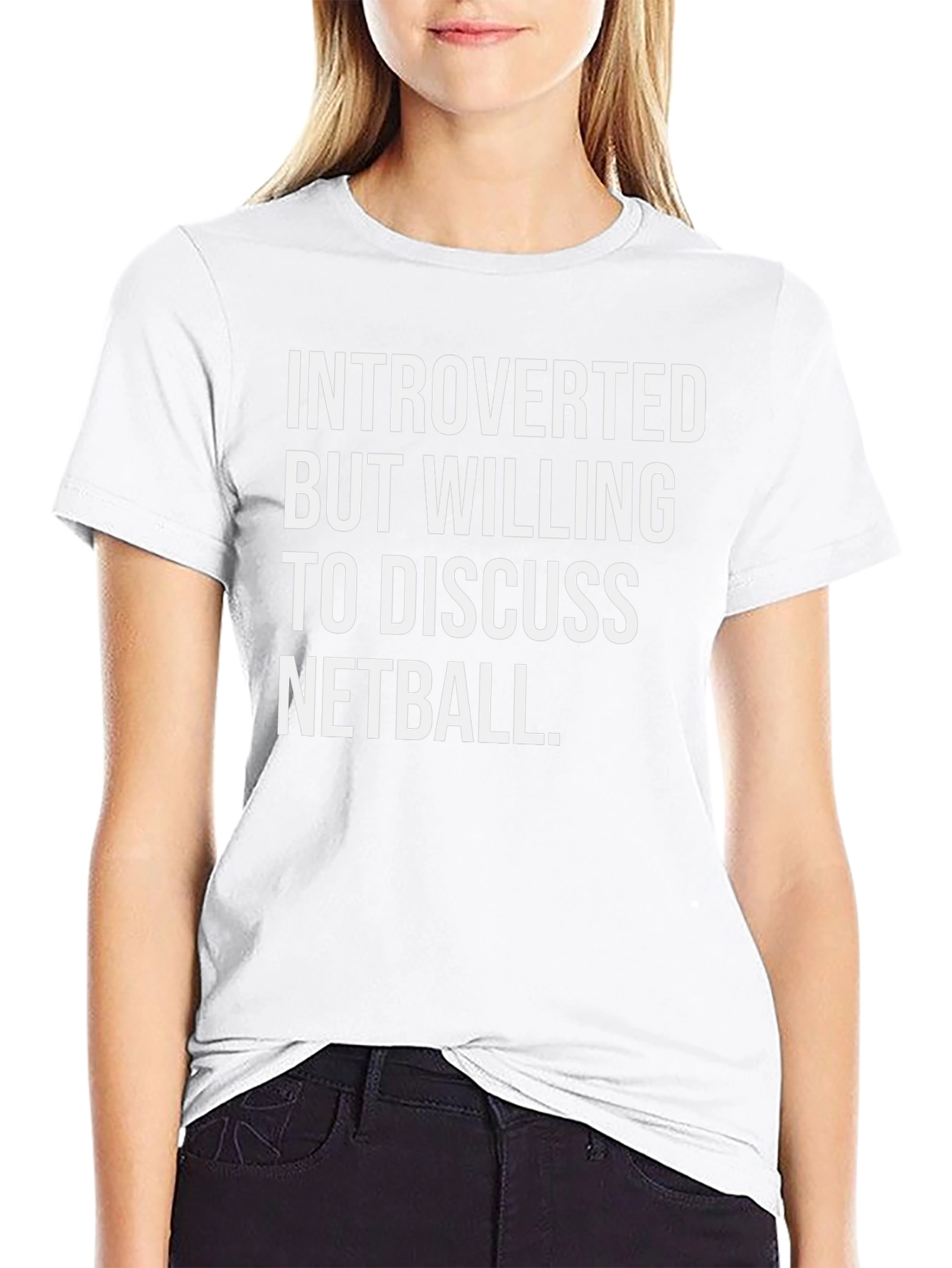 Introverted Netball T-Shirt - Funny Sport Tee