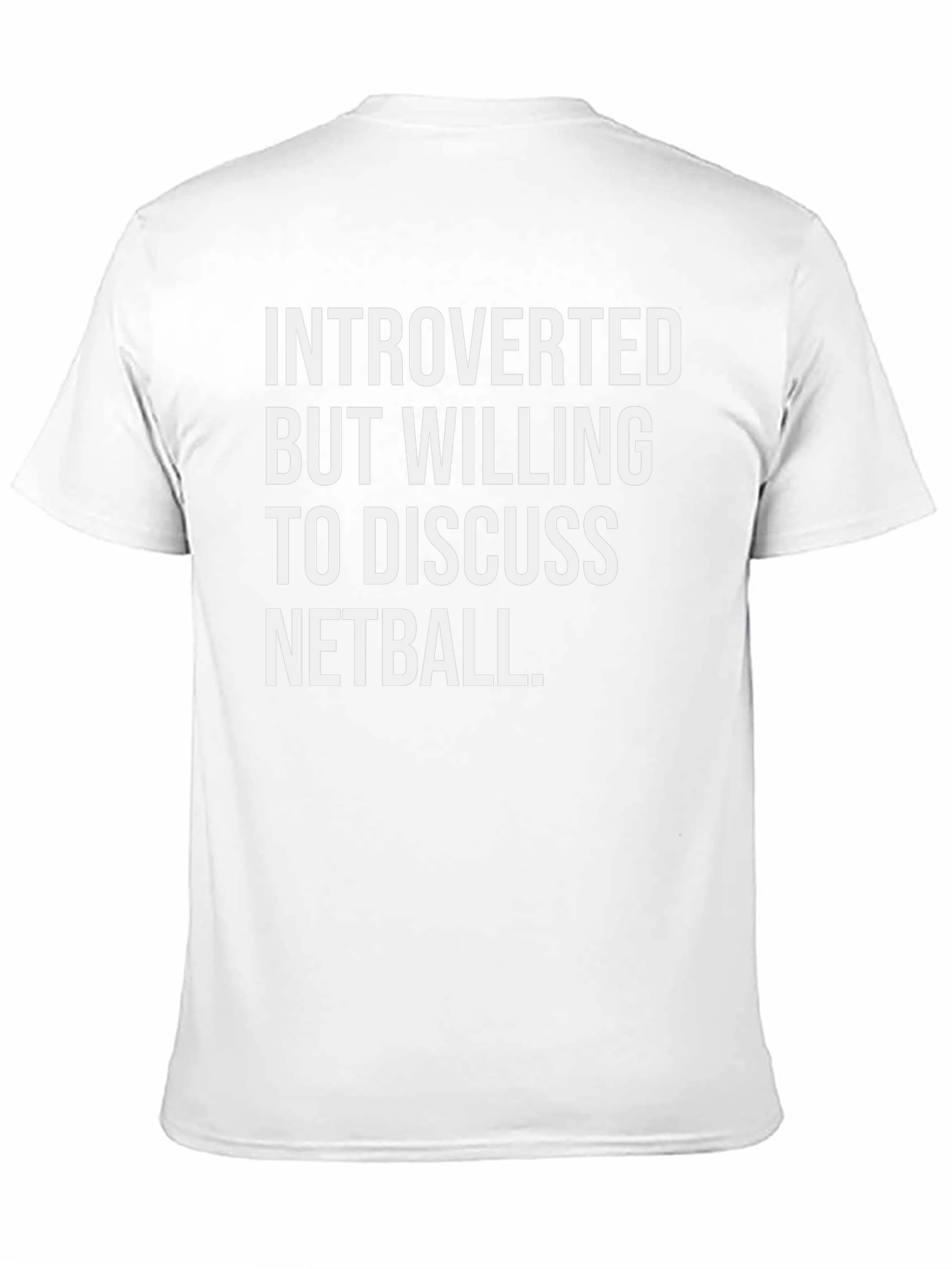 Introverted Netball T-Shirt - Funny Sport Tee