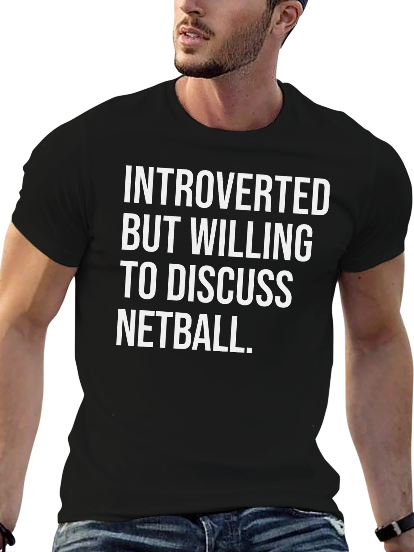 Introverted Netball T-Shirt - Funny Sport Tee