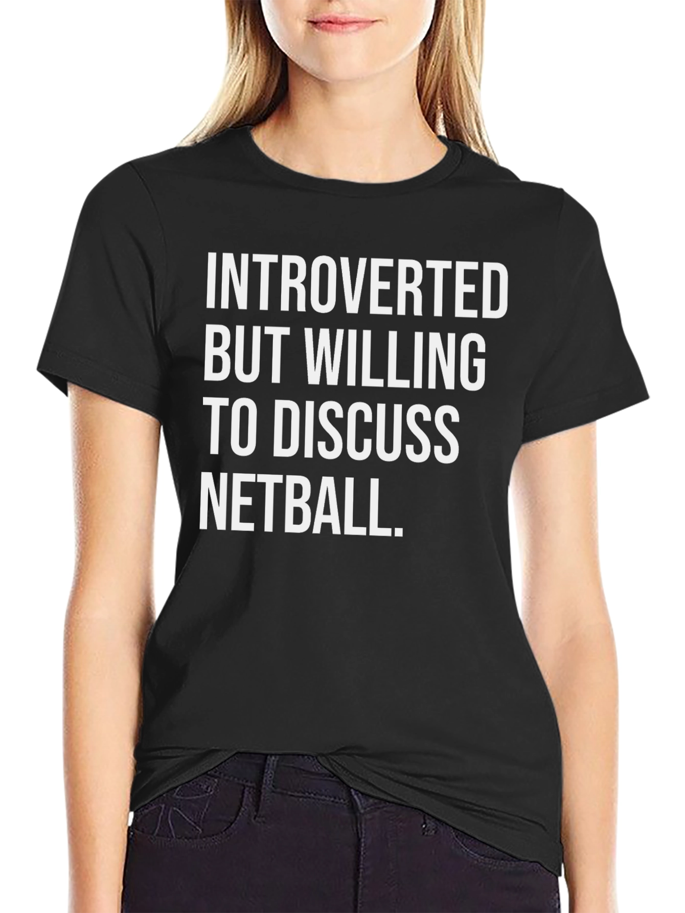 Introverted Netball T-Shirt - Funny Sport Tee