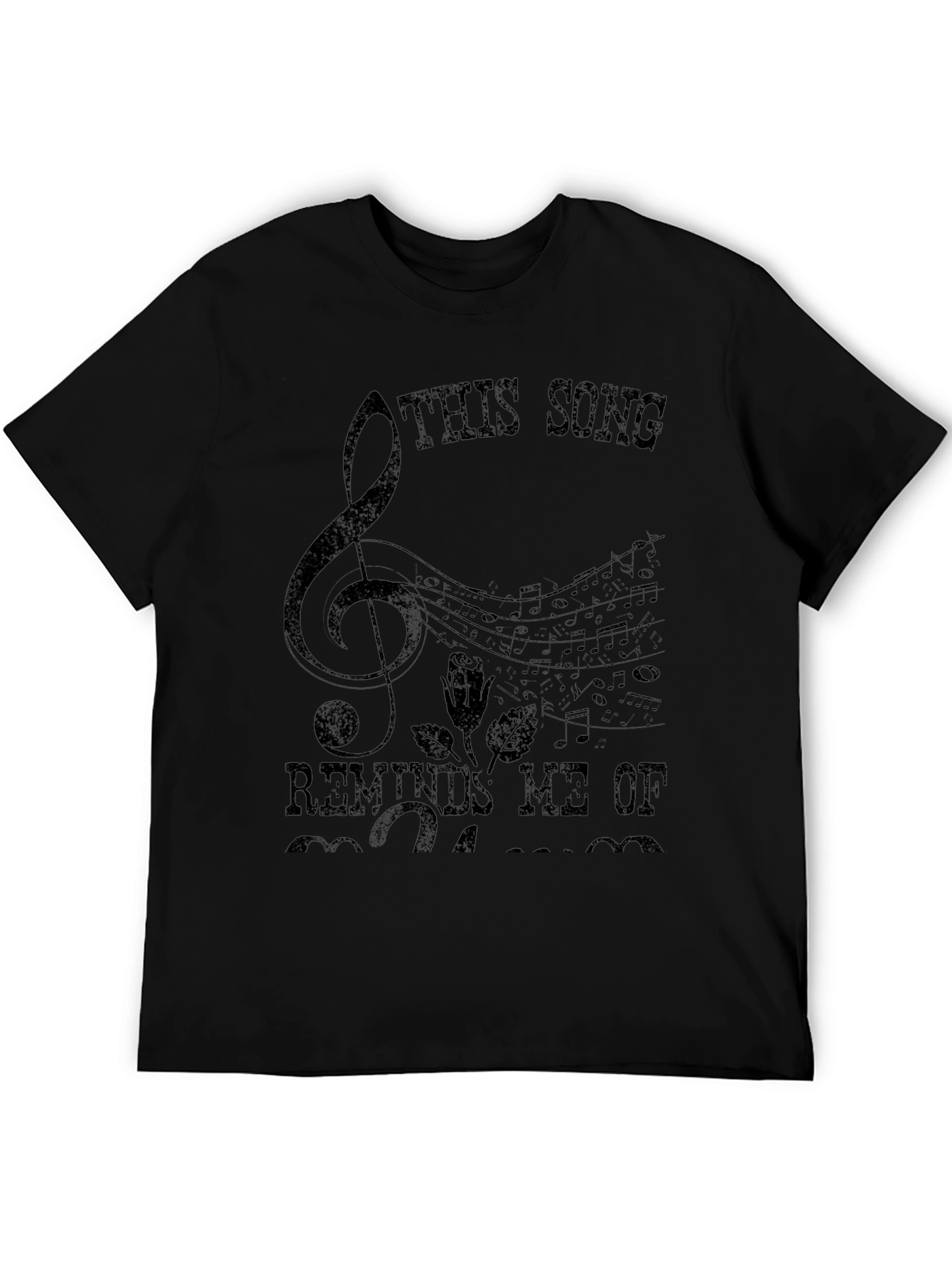Musical Memory Black T-Shirt