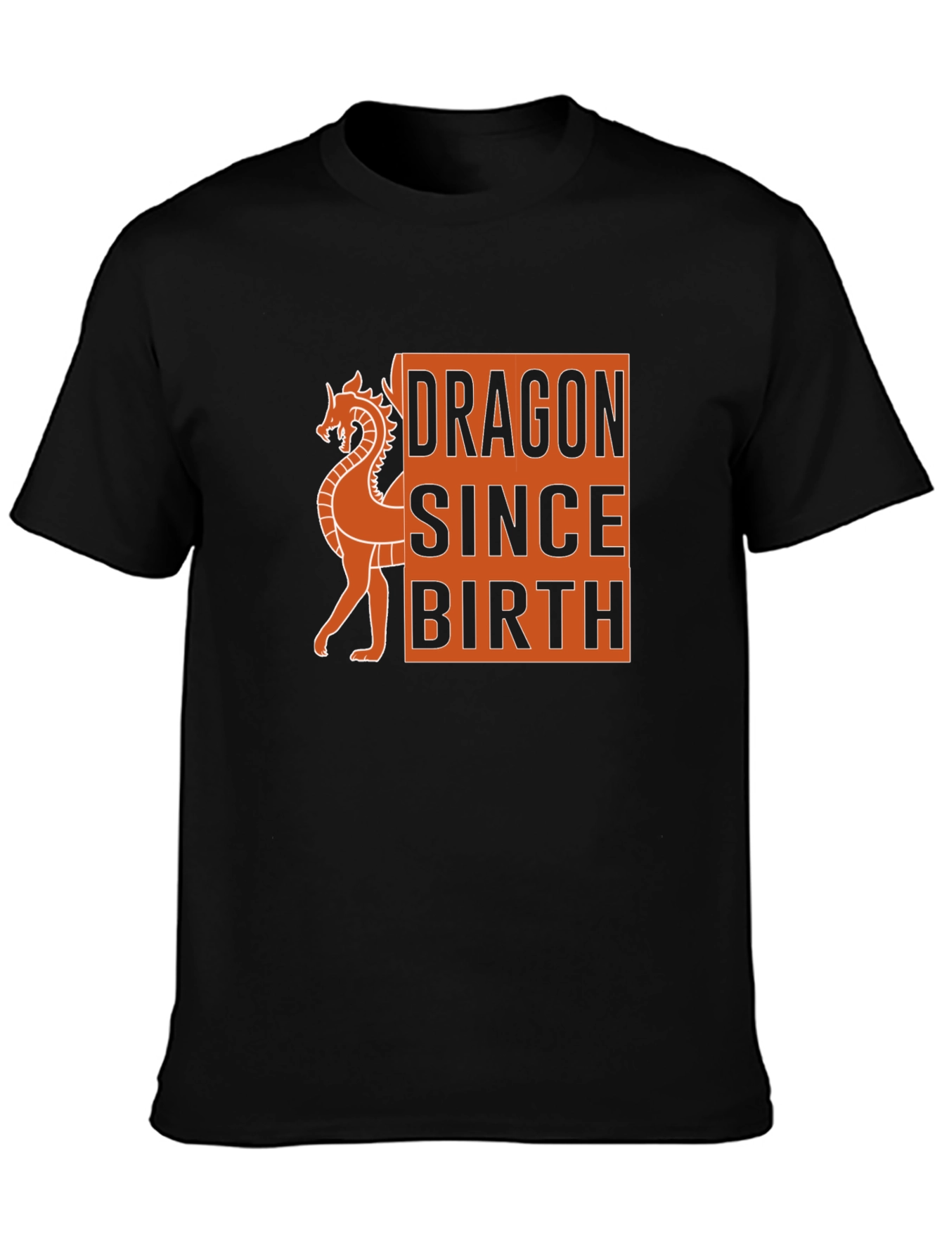 Dragon Since Birth Graphic Tee - Black