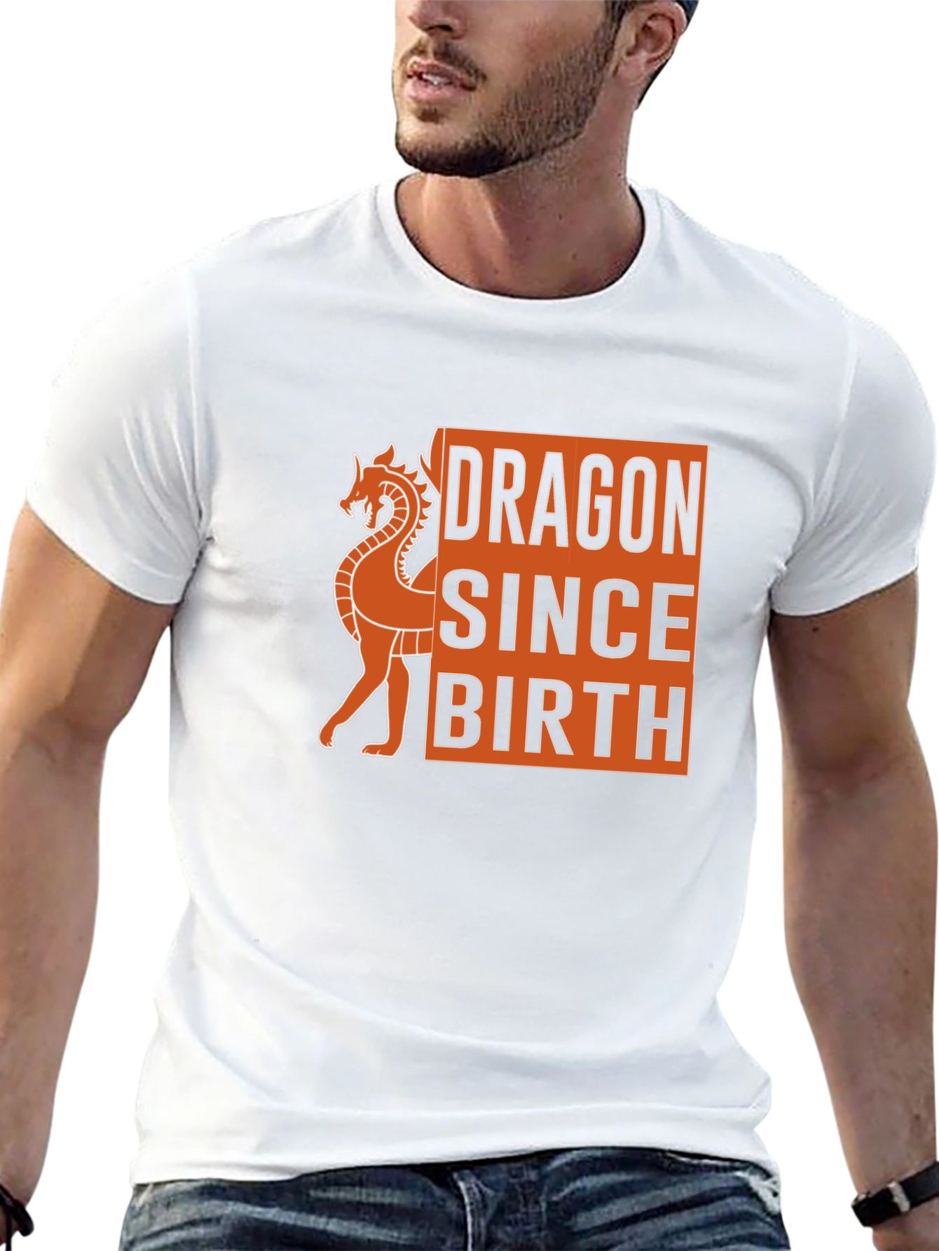 Dragon Since Birth Graphic Tee - Black