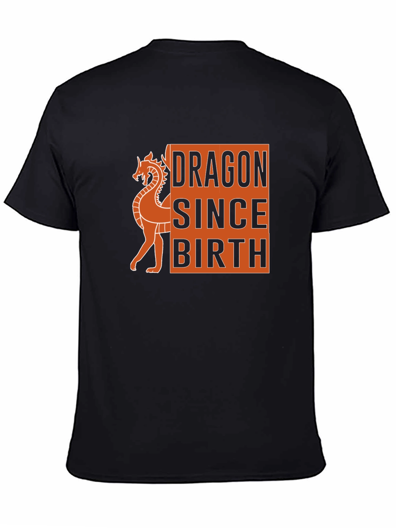 Dragon Since Birth Graphic Tee - Black