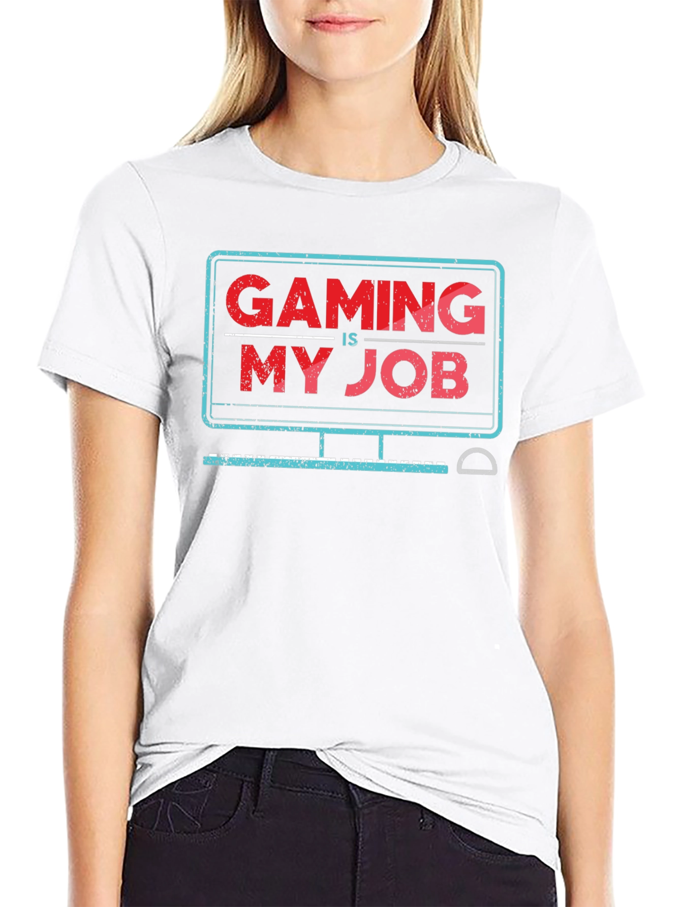 Gaming is My Job Graphic T-Shirt