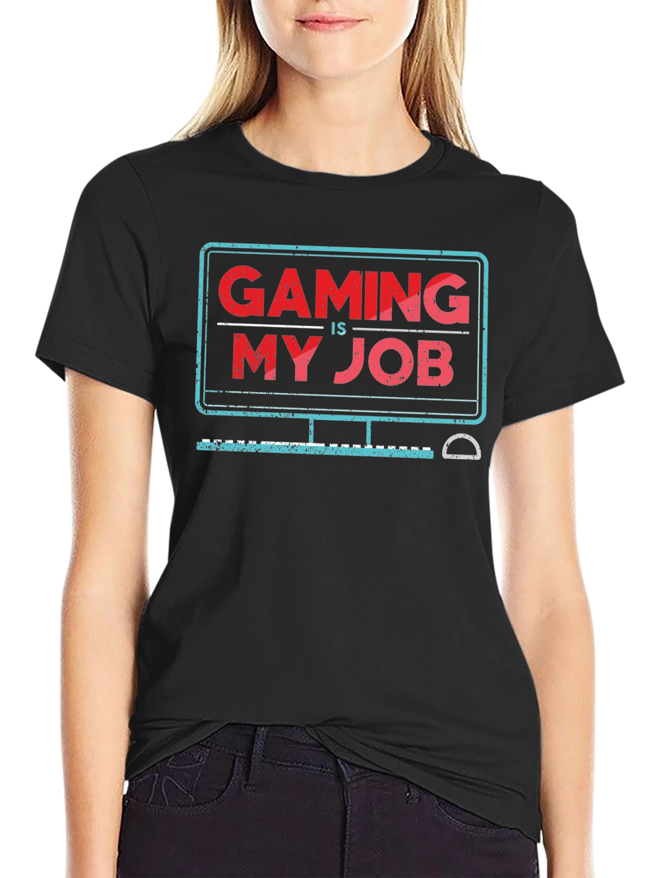 Gaming is My Job Graphic T-Shirt