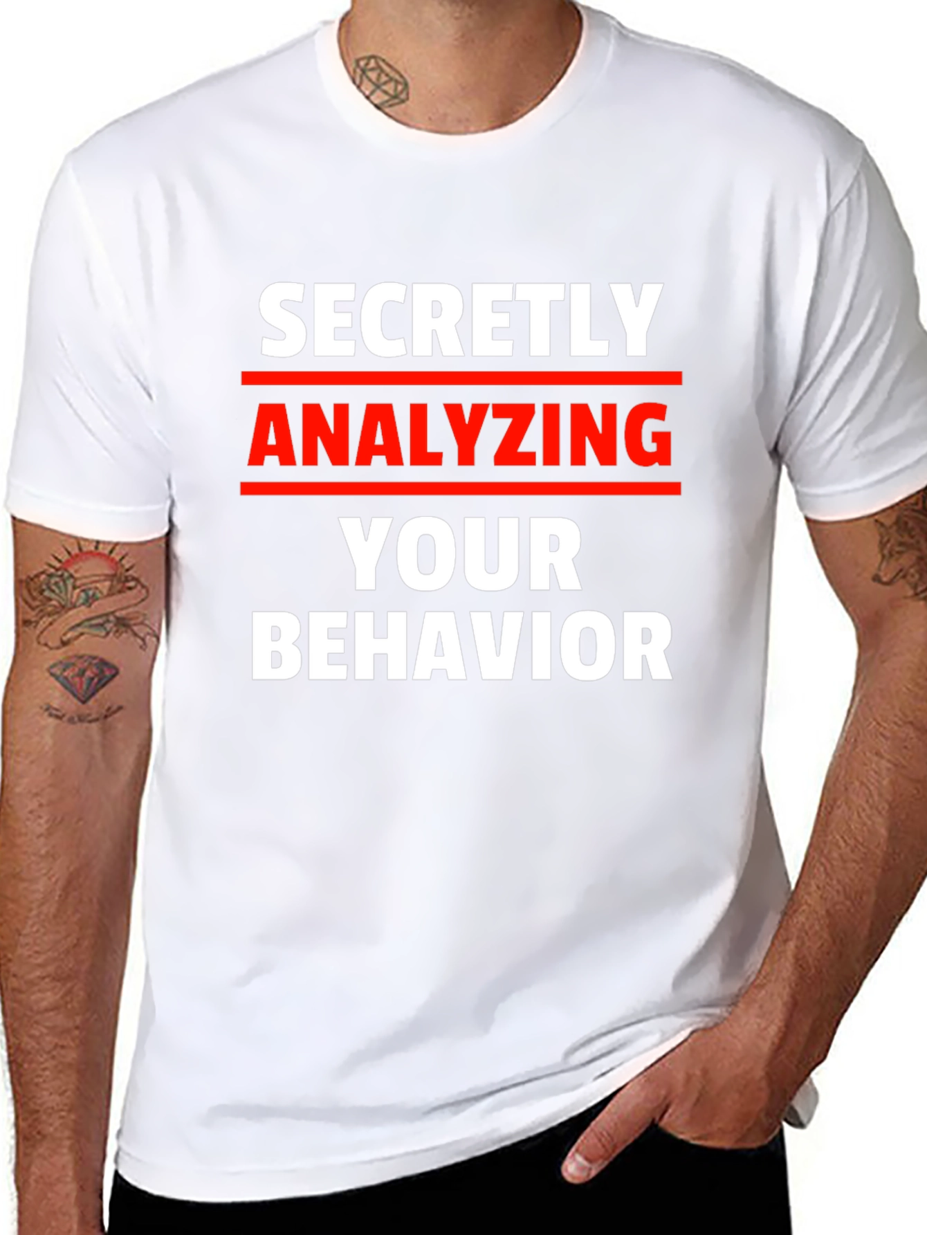 Secretly Analyzing Behavior Tee