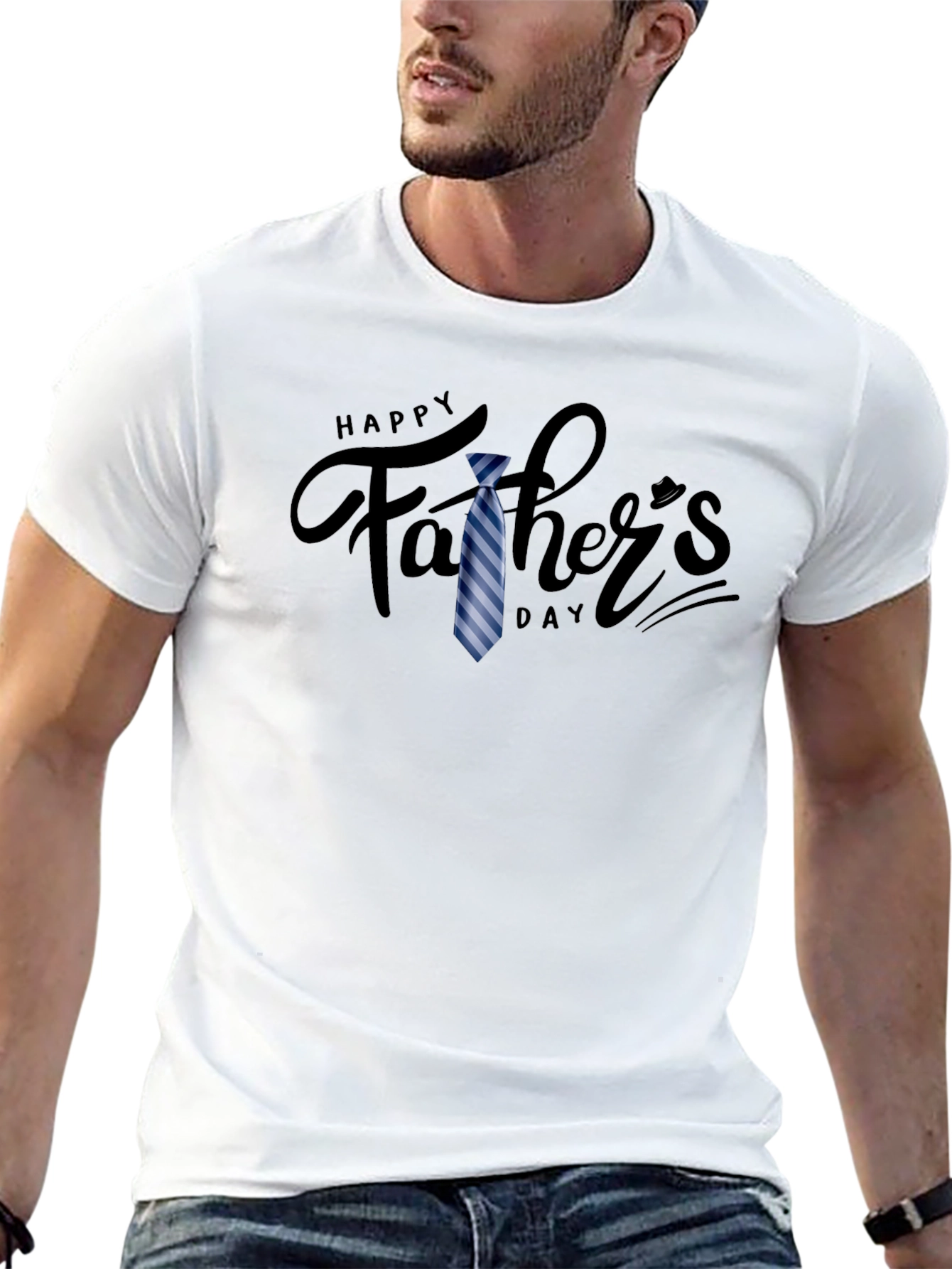 Fathers Day Graphic Tee - Black