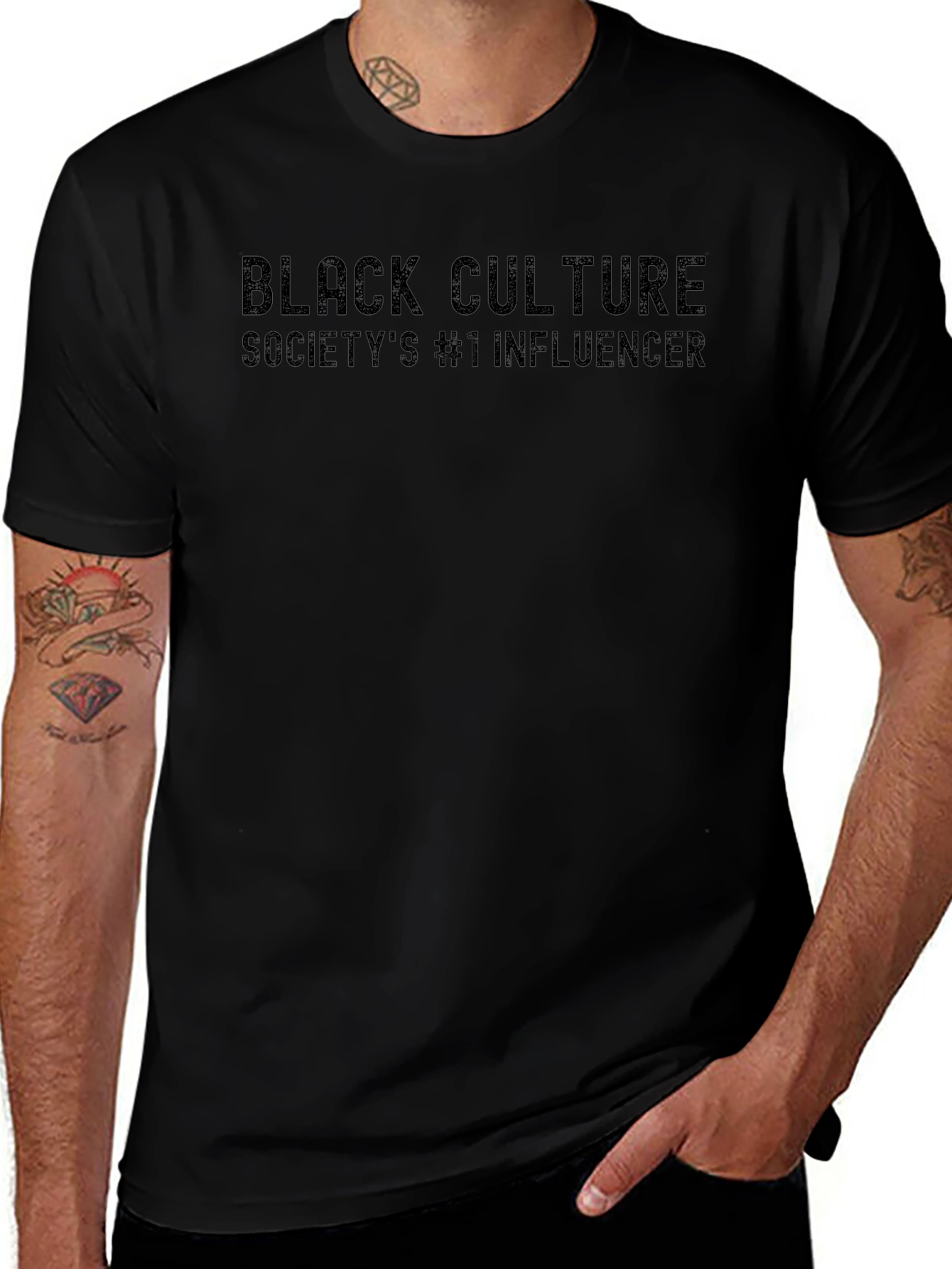 Black Culture Influencer Graphic Tee