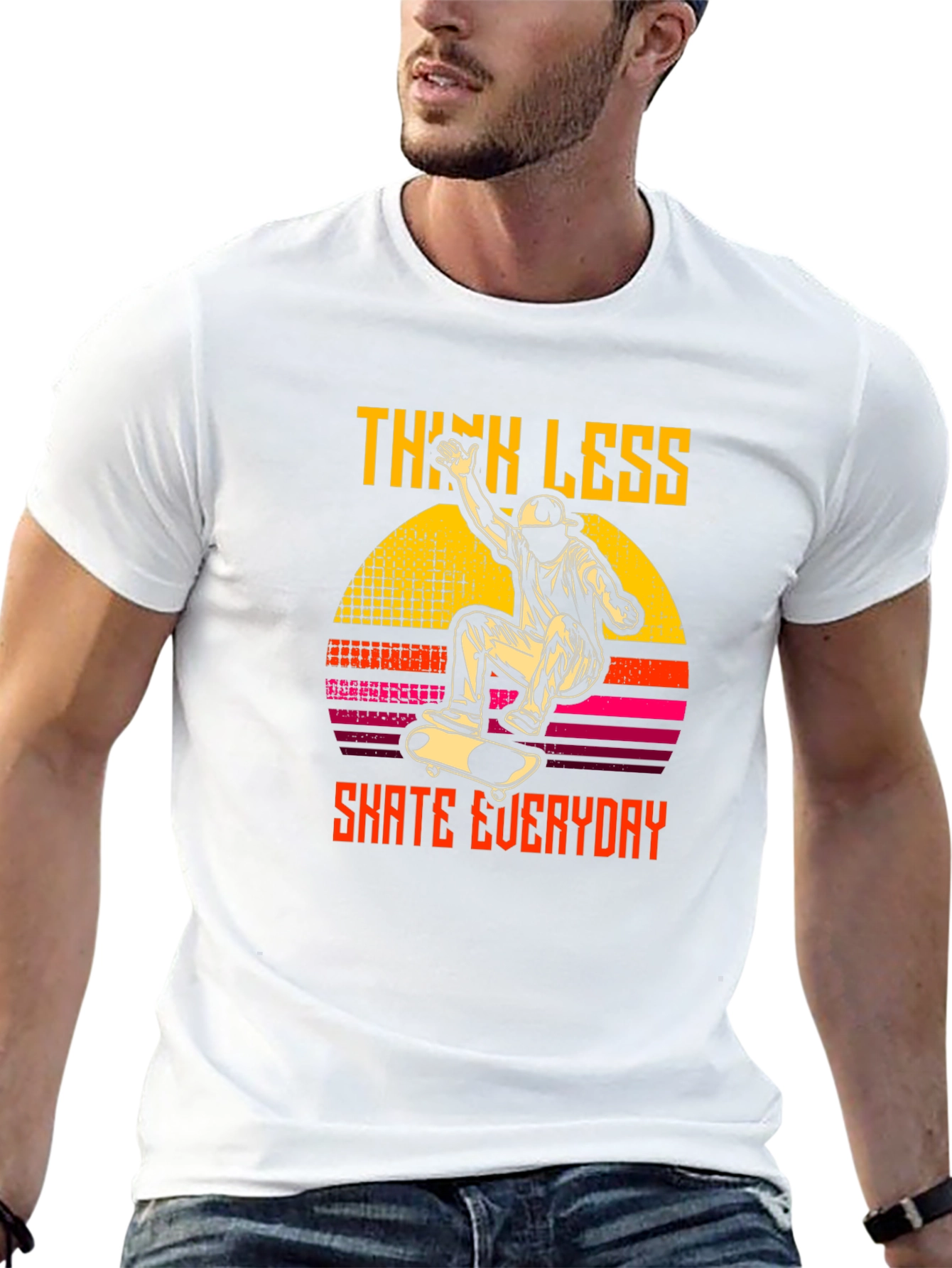 Think Less Skate Everyday Graphic Tee