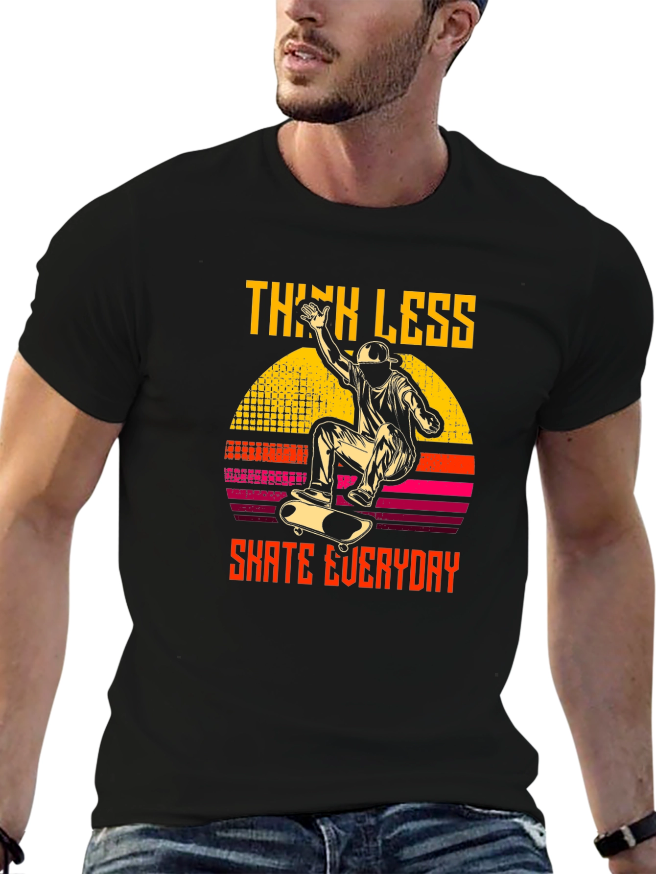 Think Less Skate Everyday Graphic Tee