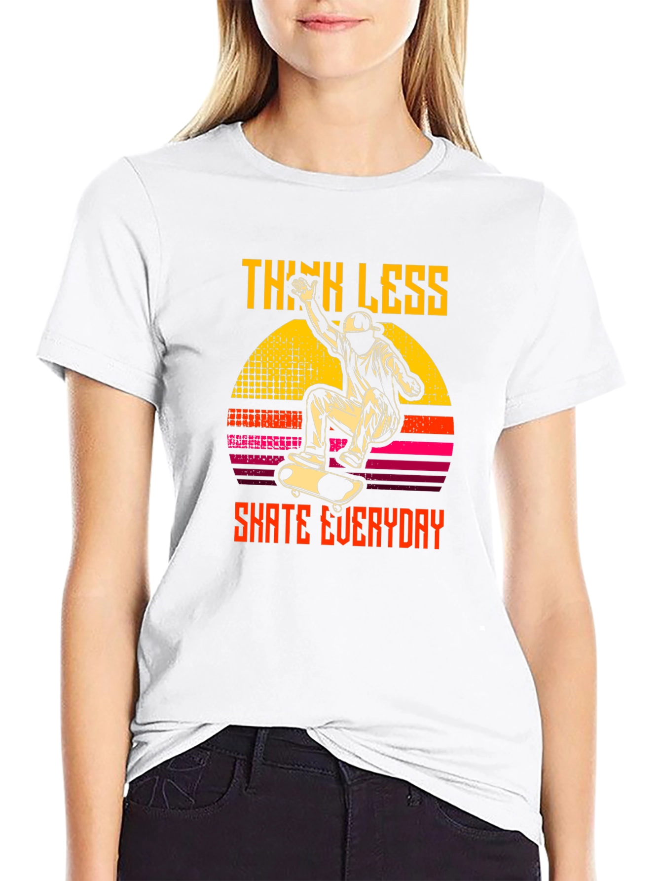 Think Less Skate Everyday Graphic Tee
