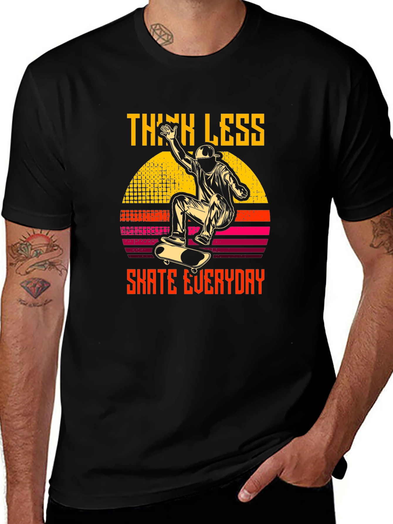 Think Less Skate Everyday Graphic Tee